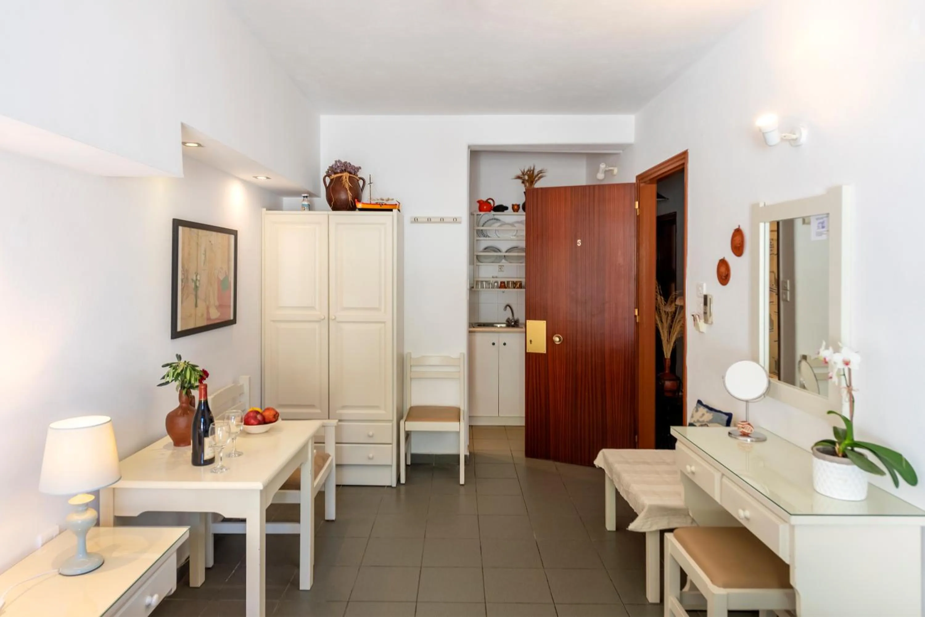 Living room in Margarita Studios