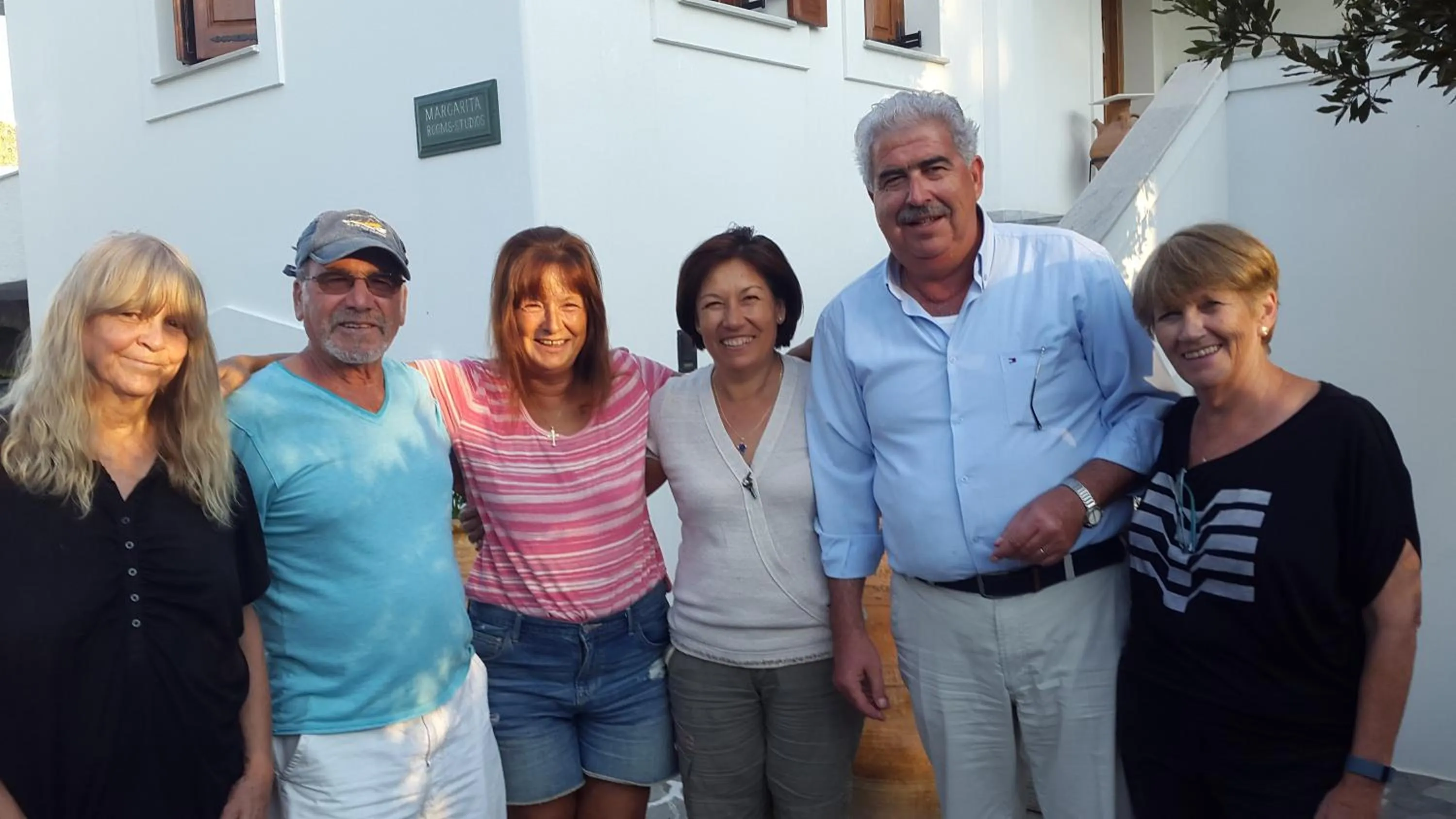 group of guests in Margarita Studios