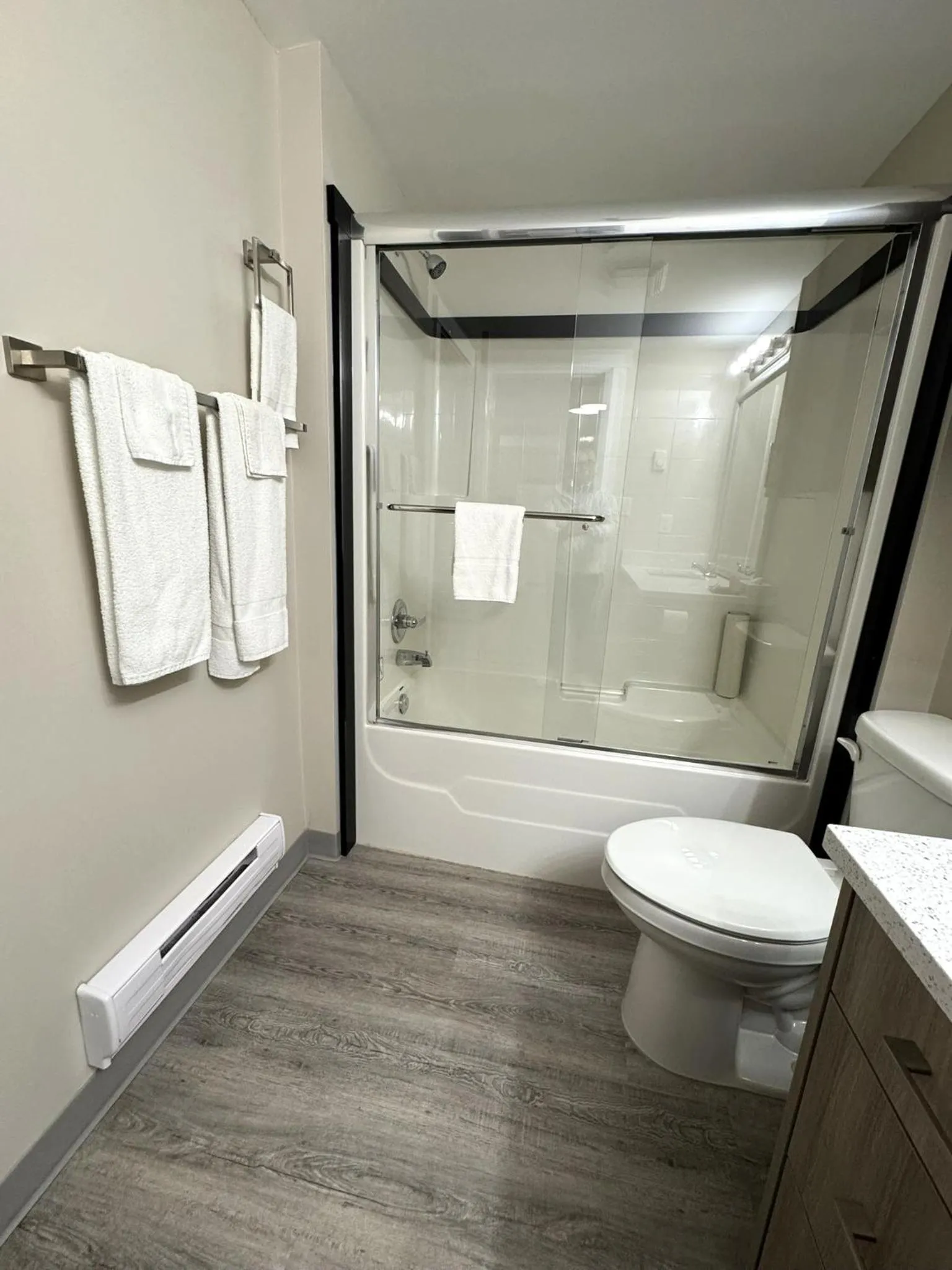 Shower in Western Budget Motel Leduc #3