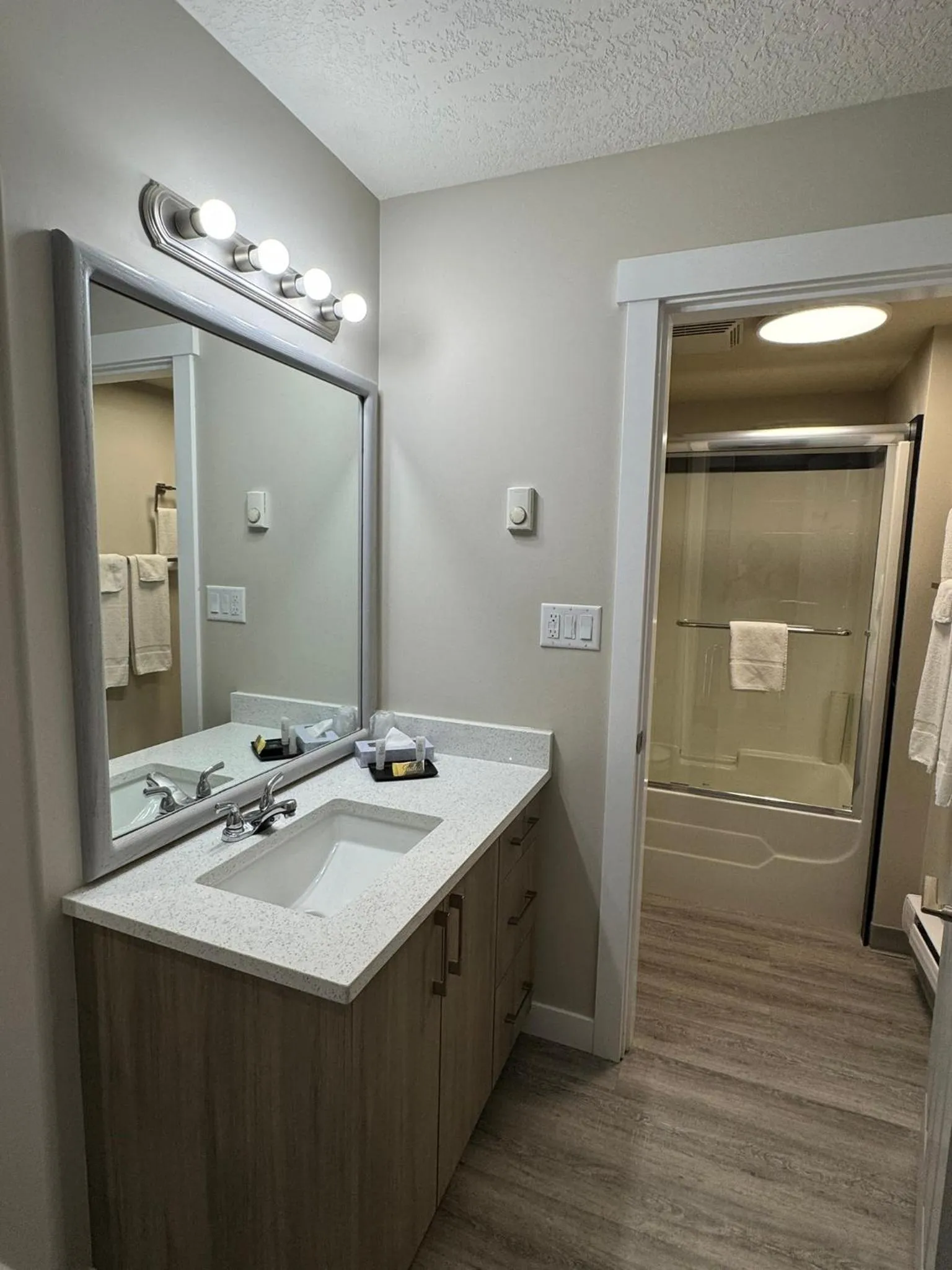 Shower in Western Budget Motel Leduc #3