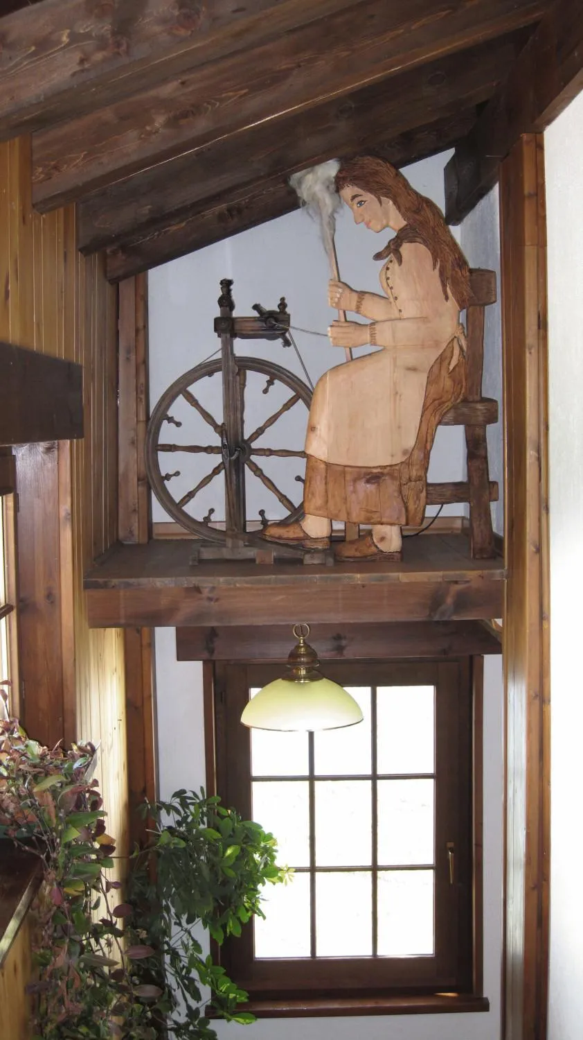 Decorative detail in Hotel Ristoro Vagneur