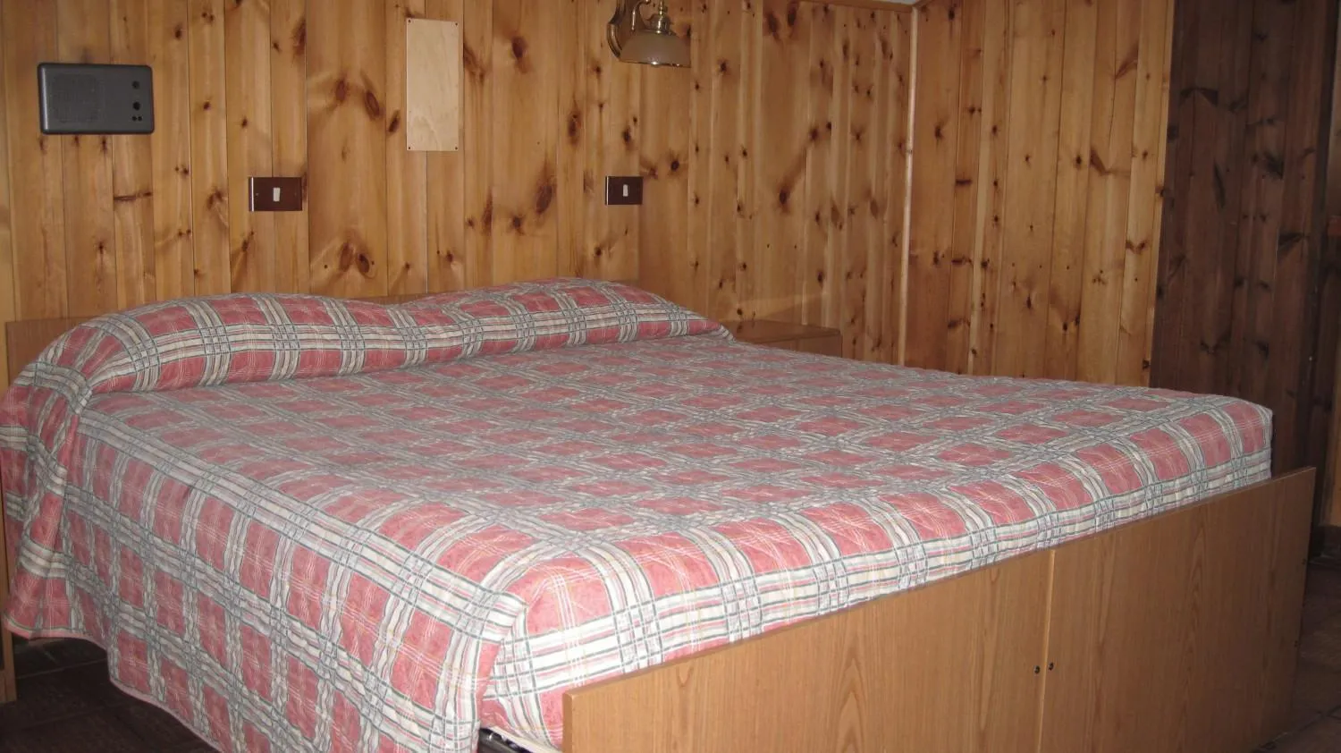 Bed in Hotel Ristoro Vagneur