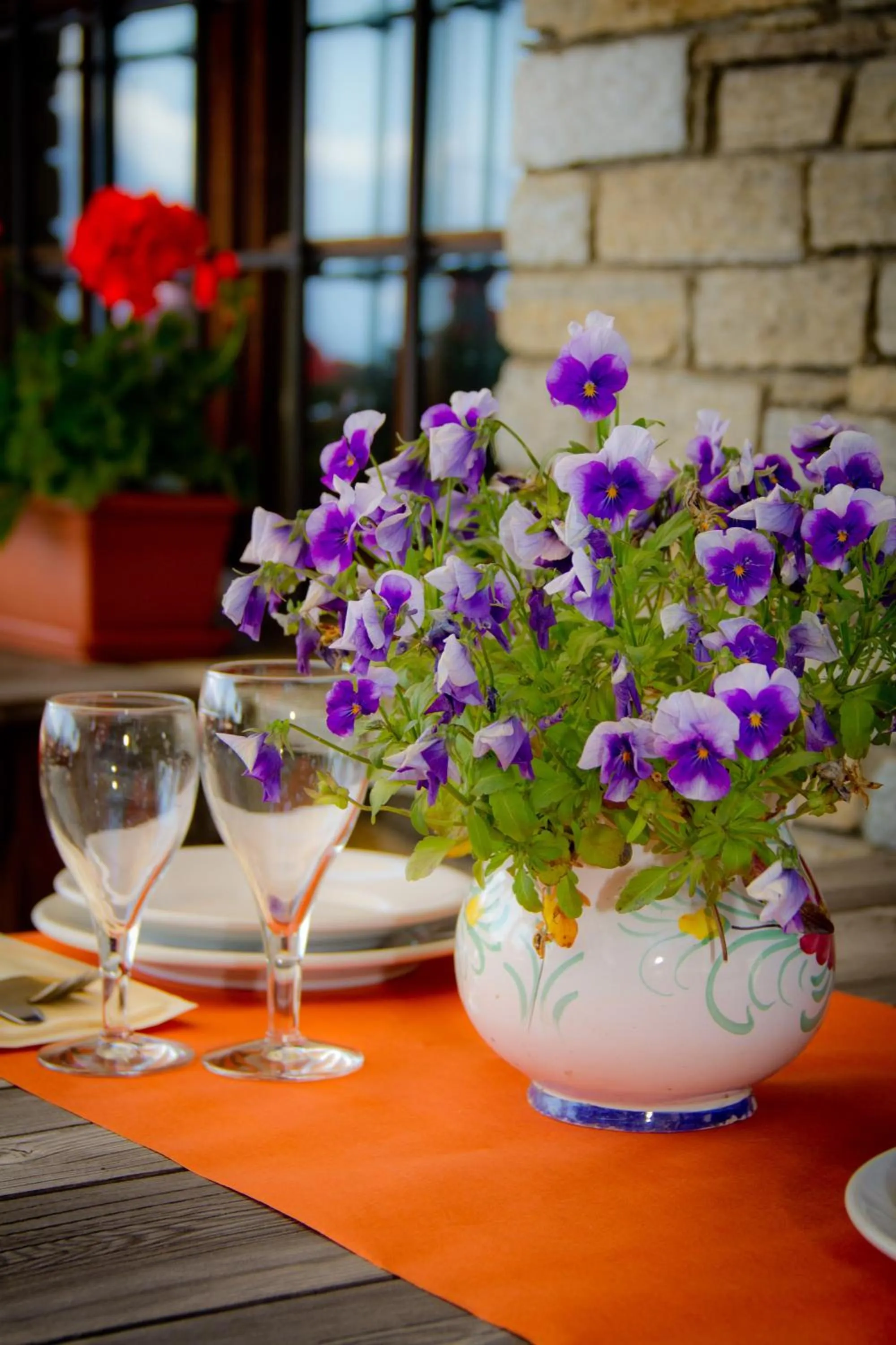 Decorative detail in Hotel Ristoro Vagneur