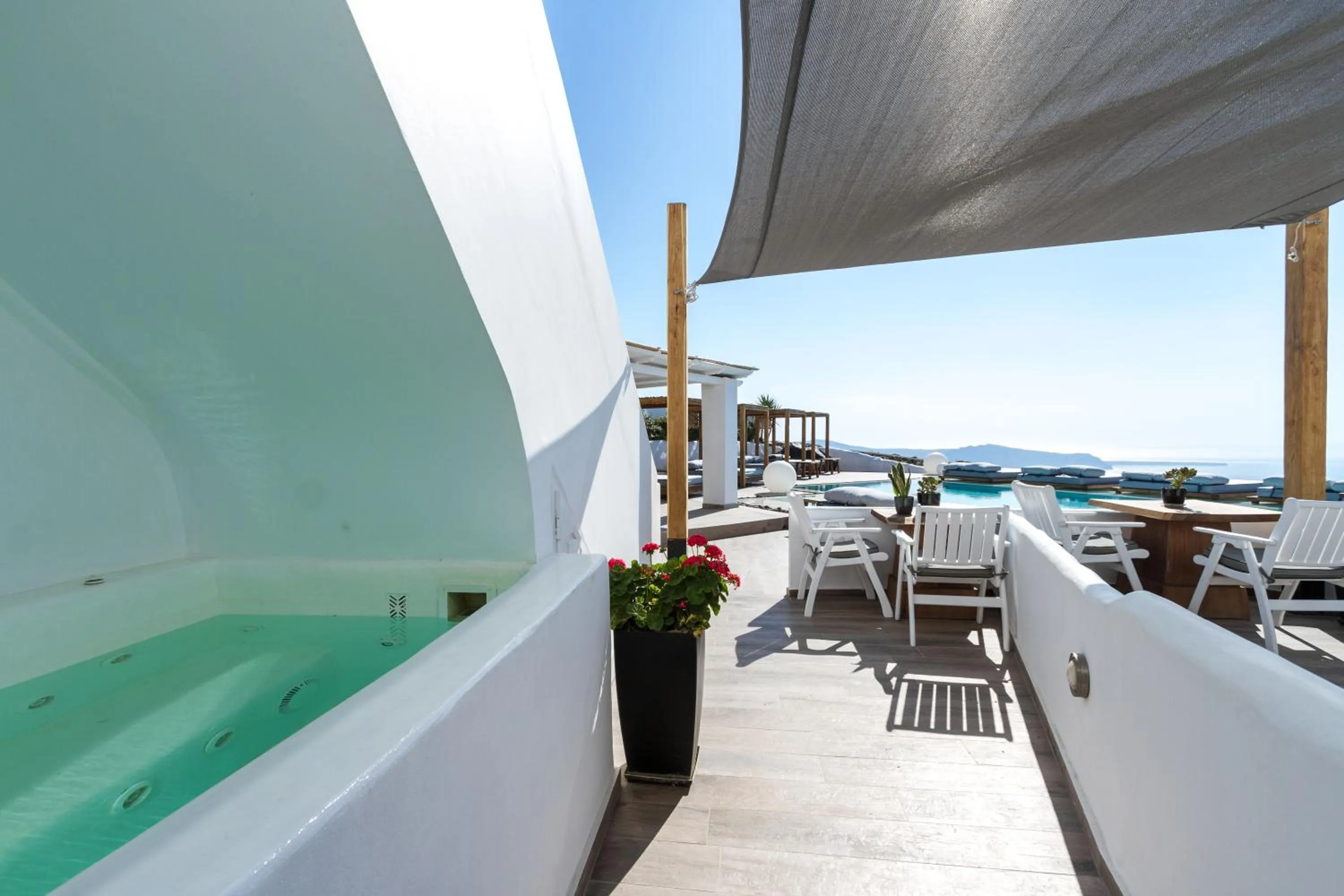 Patio in Amaze Suites