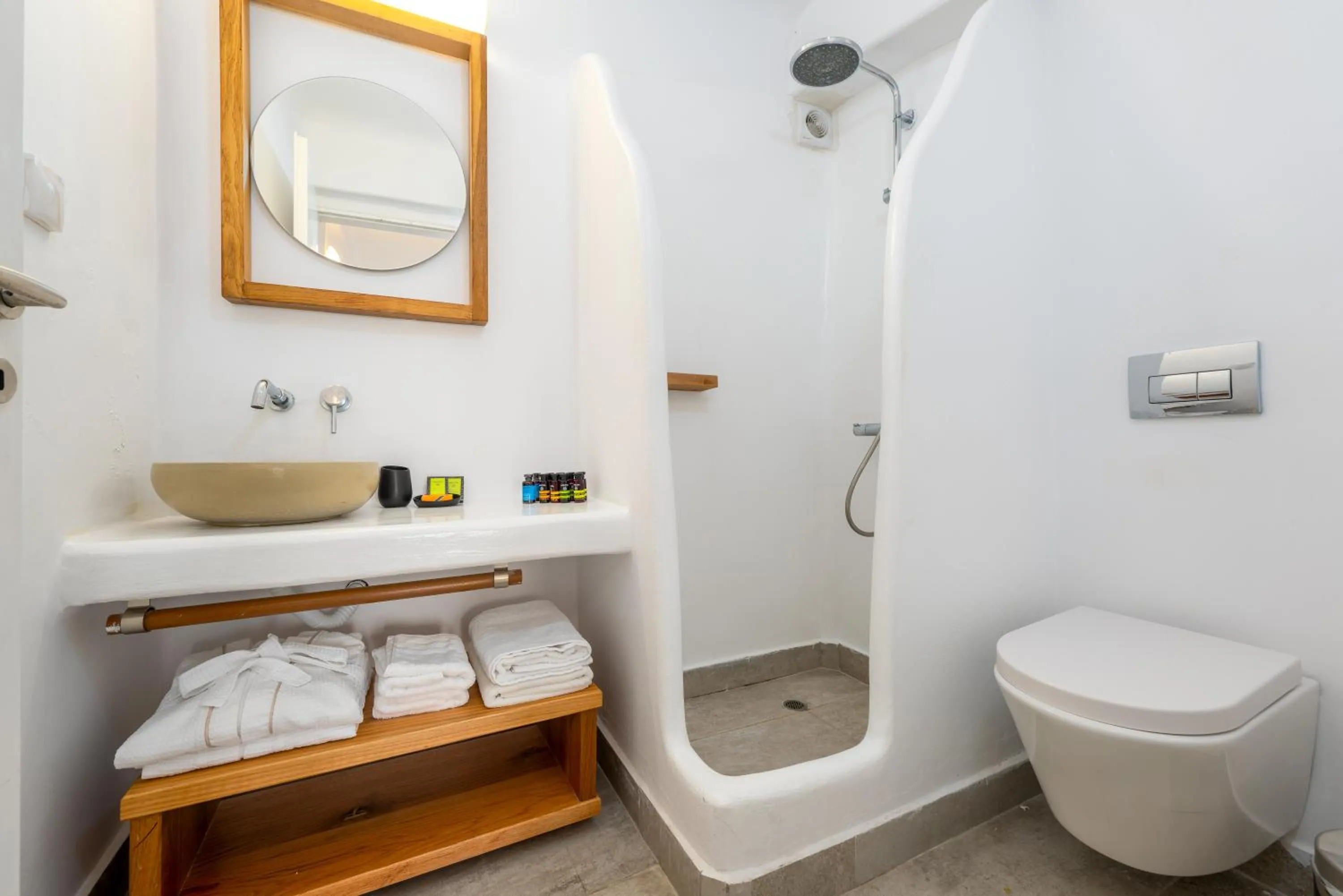 Shower in Amaze Suites