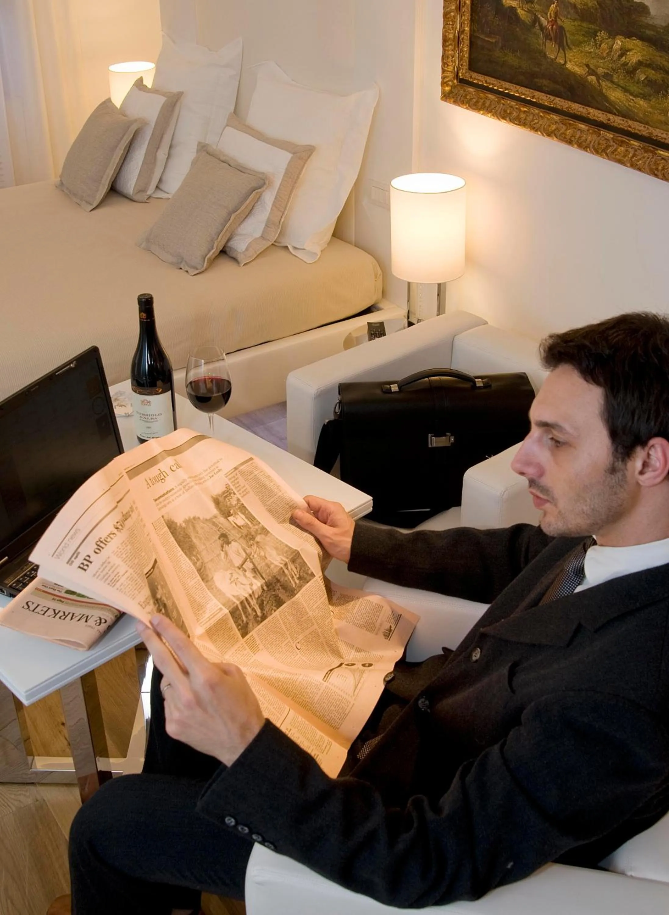 Bedroom in Gigli D'Oro Suite