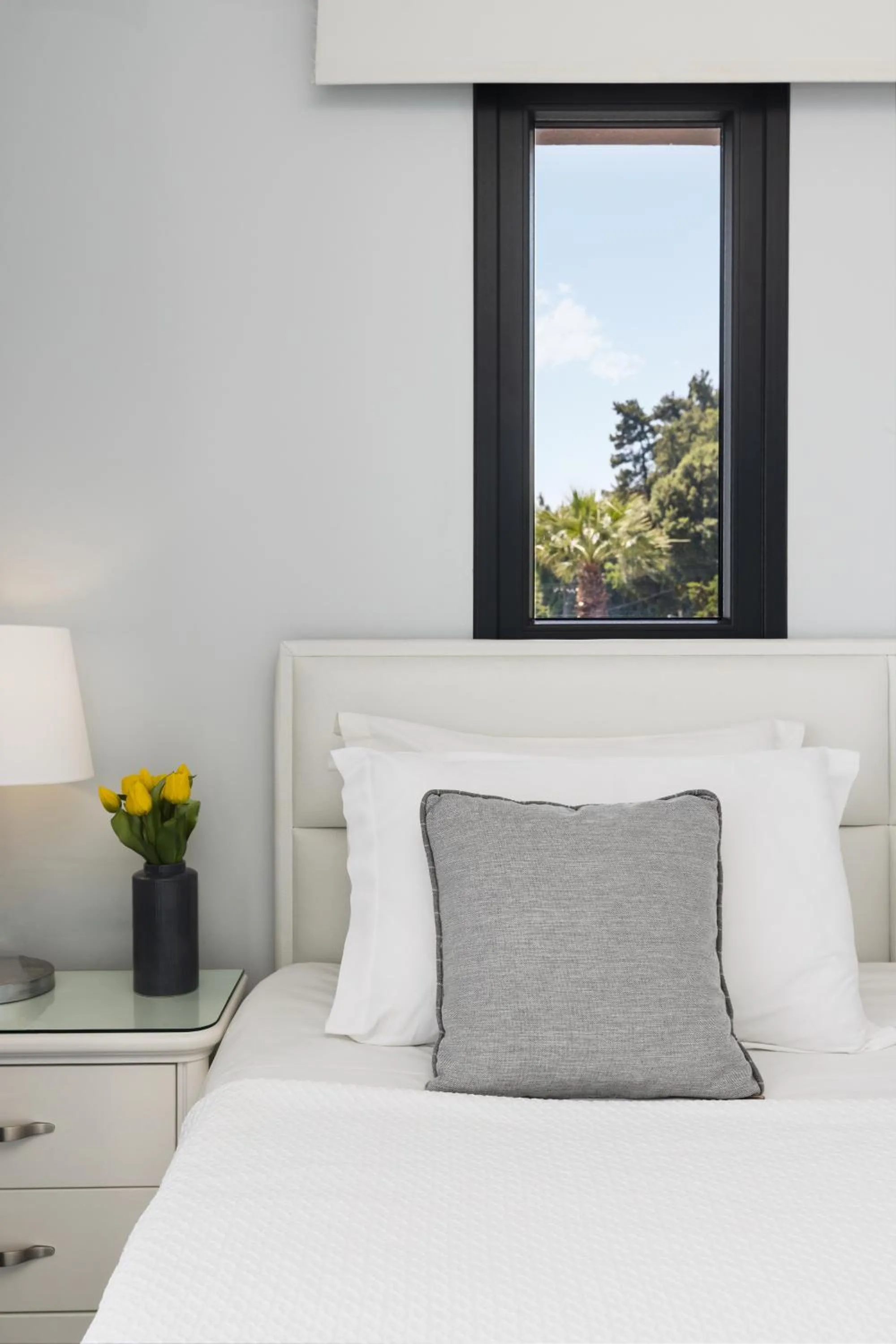 Property building, Bed in Kymata Hotel