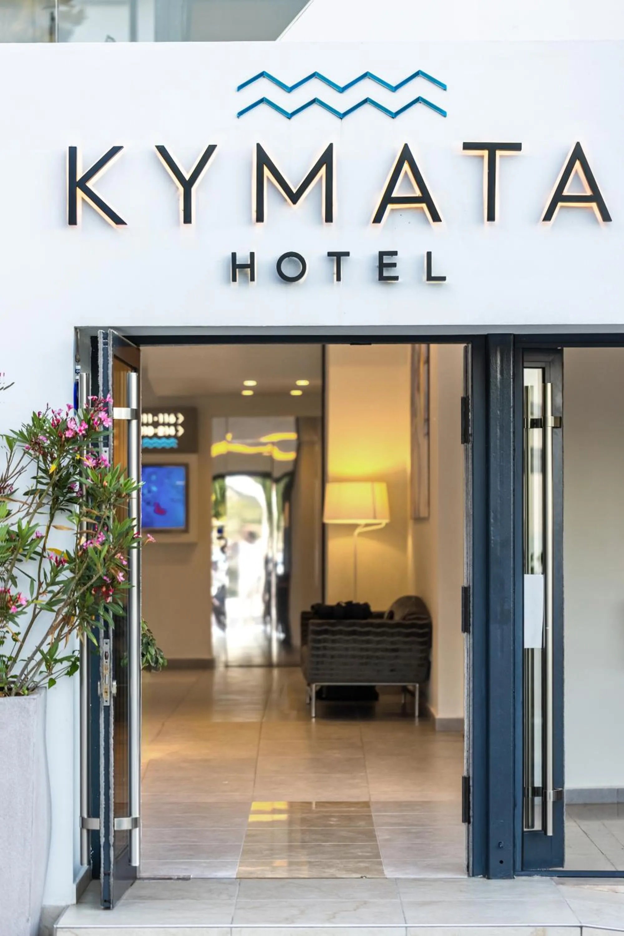 Property logo or sign in Kymata Hotel