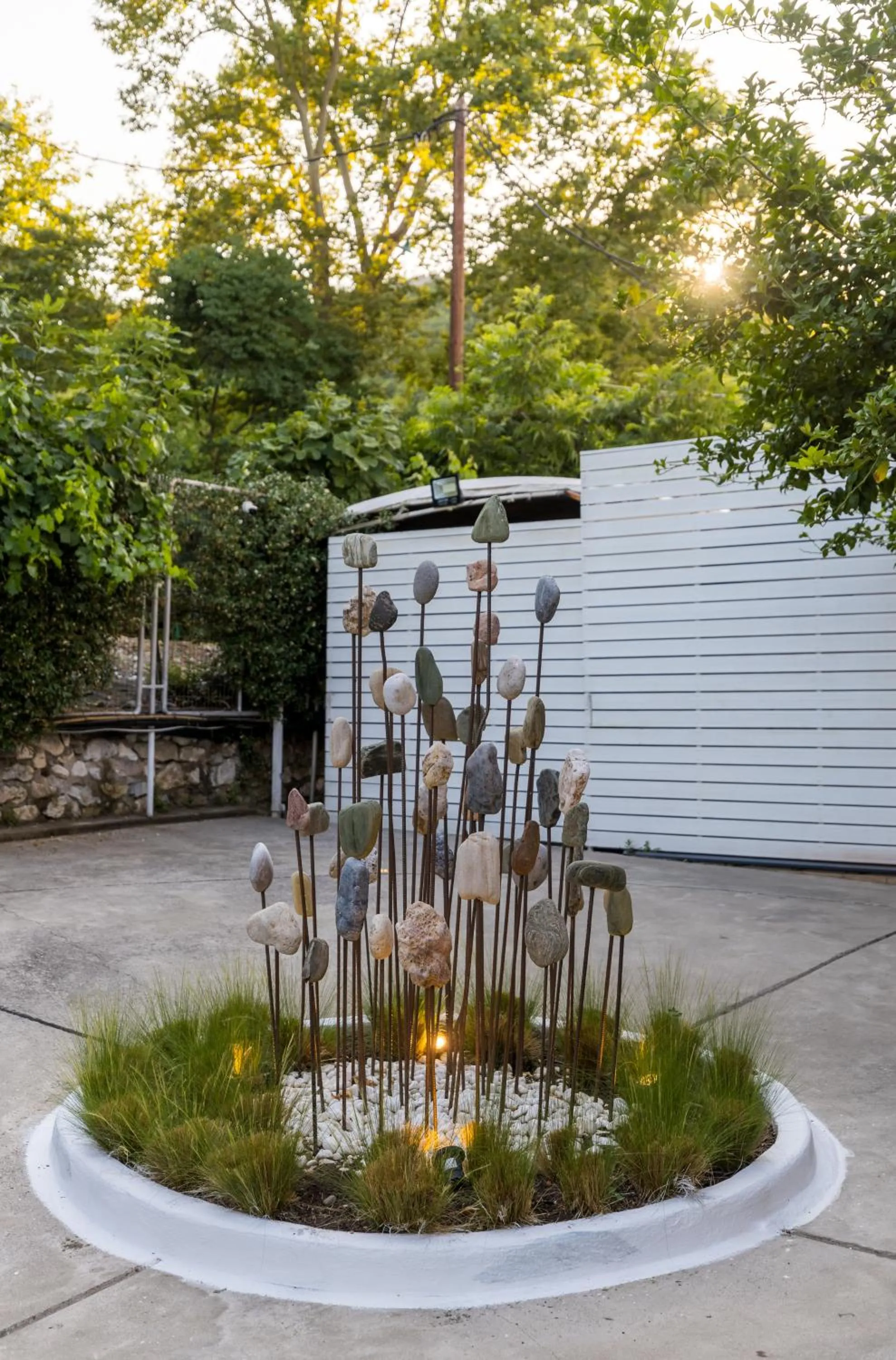 Garden in Kymata Hotel