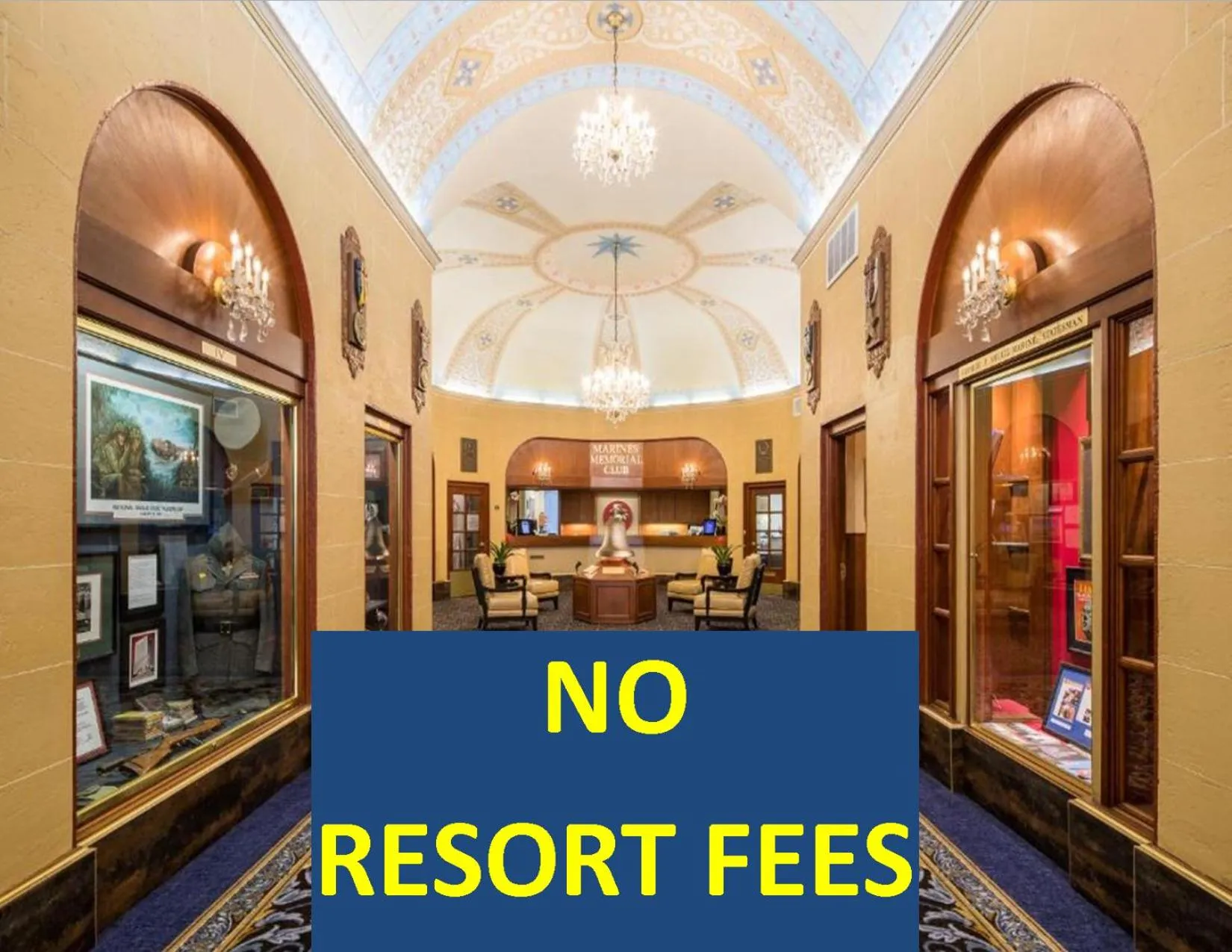 Lobby or reception in Marines' Memorial Club & Hotel Union Square