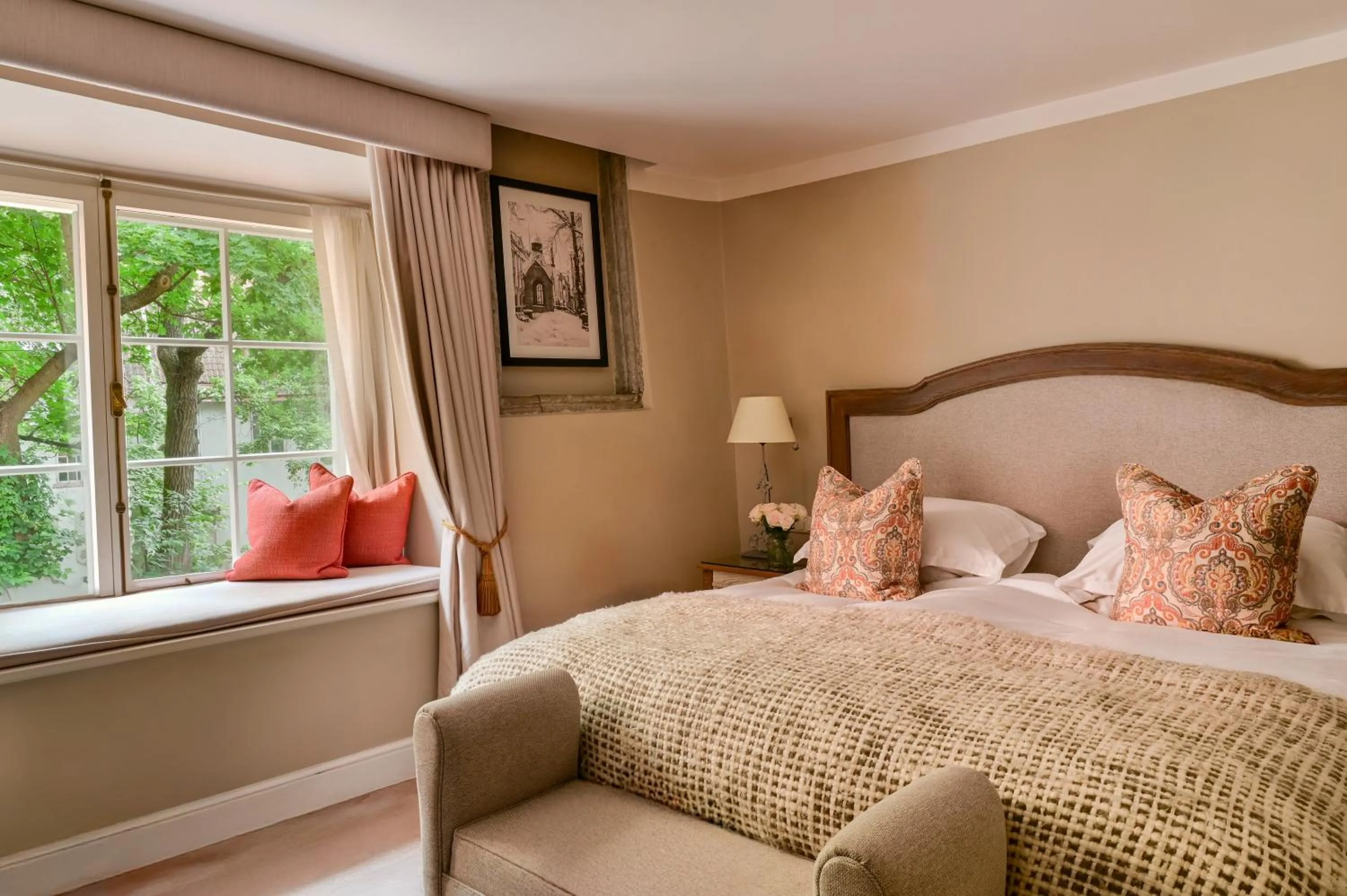 Bed in Schlössle Hotel - Small Luxury Hotels of the World