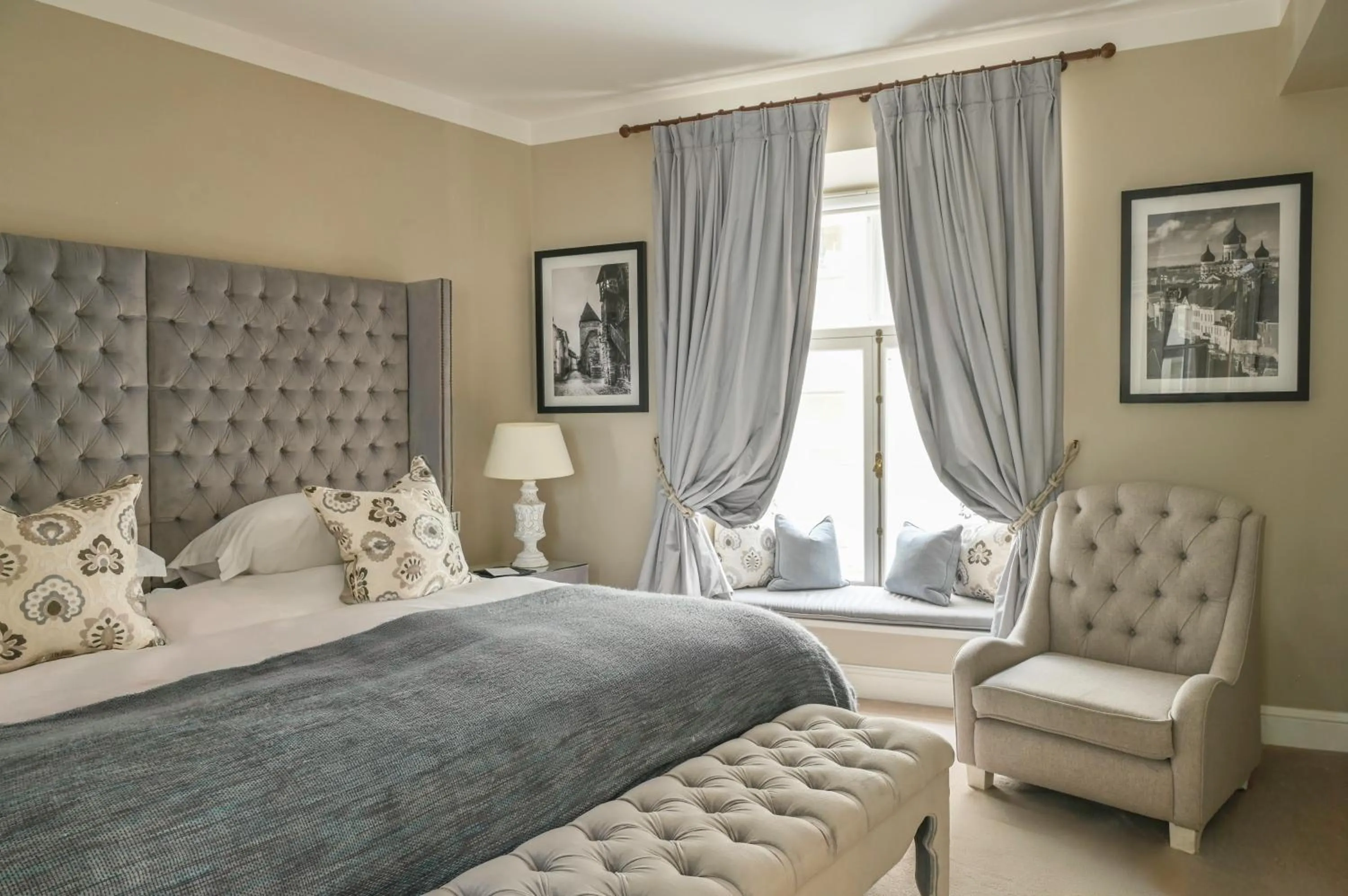 Bed in Schlössle Hotel - Small Luxury Hotels of the World