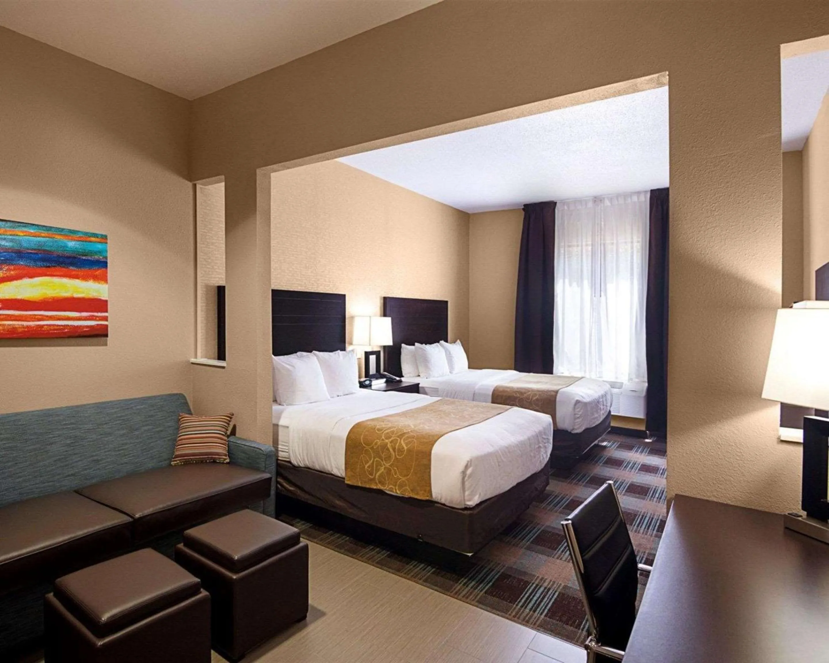 Photo of the whole room, Bed in Comfort Suites Houston West at Clay Road