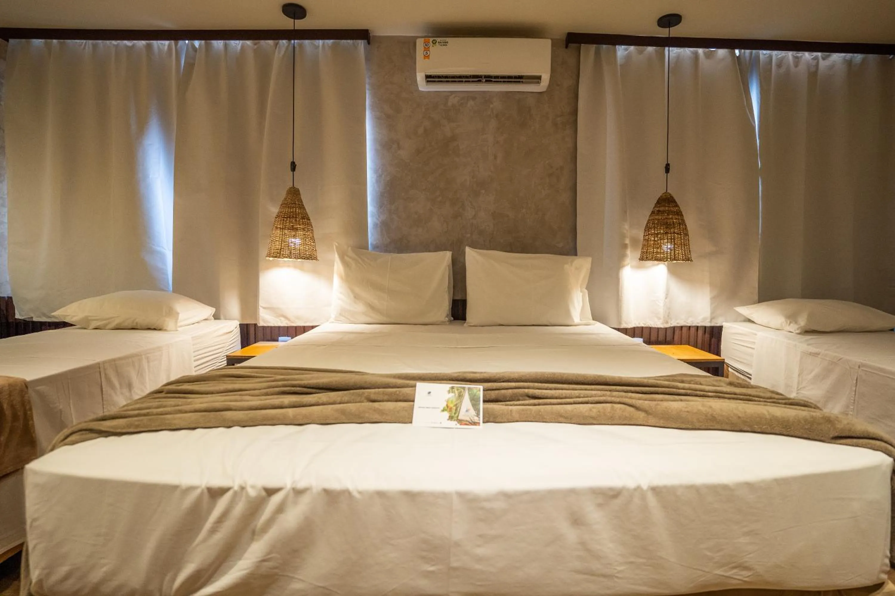 Bed in Hotel Pipa Atlântico