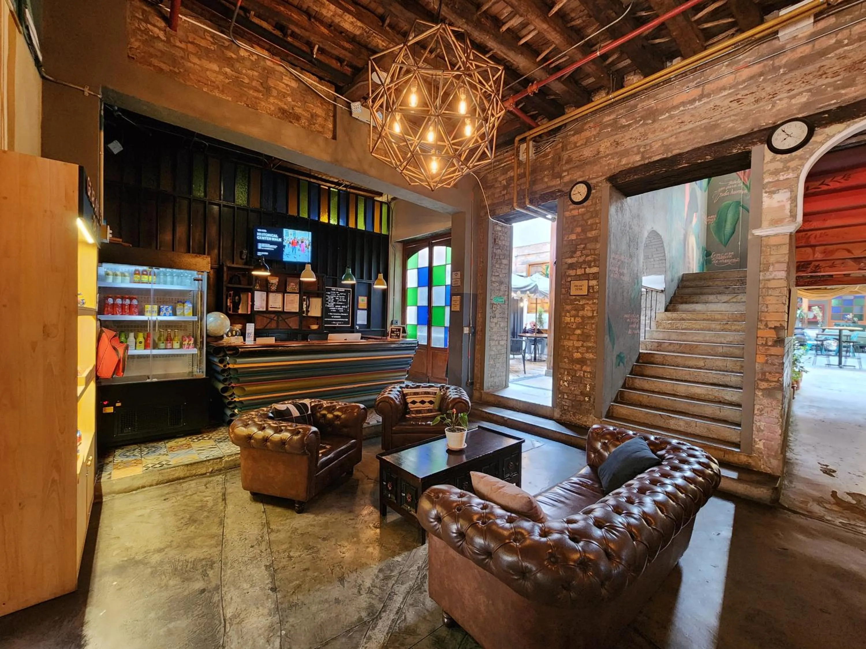 Living room in Socialtel Candelaria Bogotá