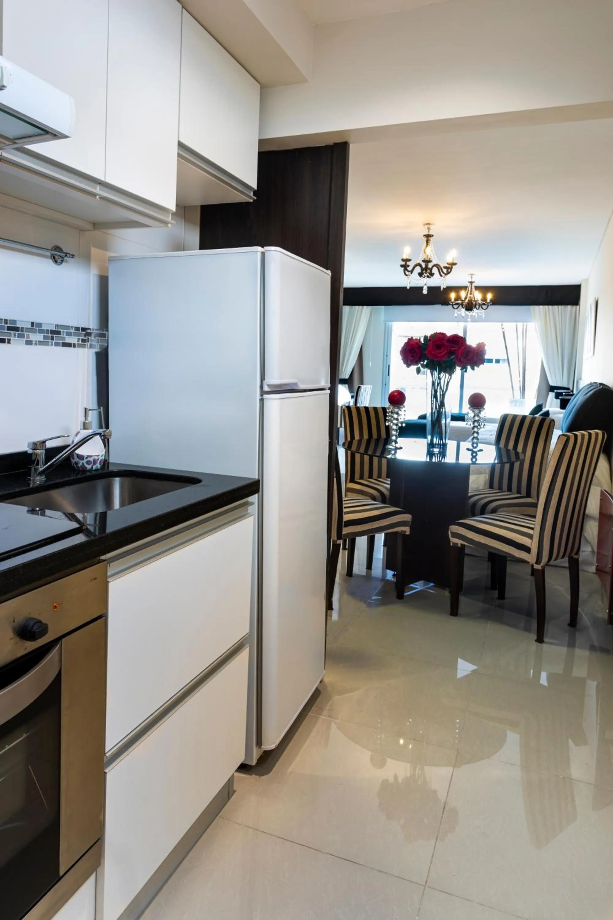Kitchen or kitchenette in Hotel Boutique Devoto