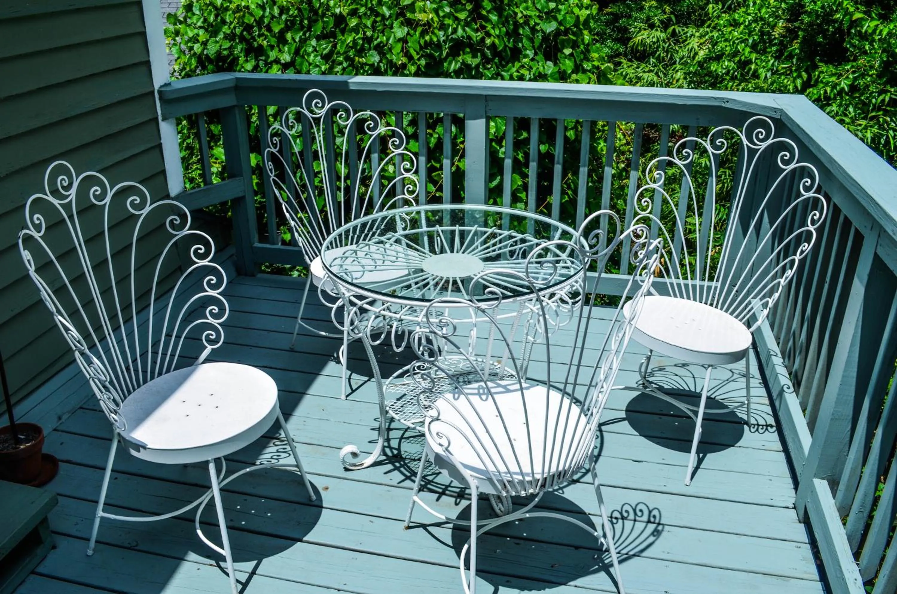 Patio in Greenwood Bed & Breakfast