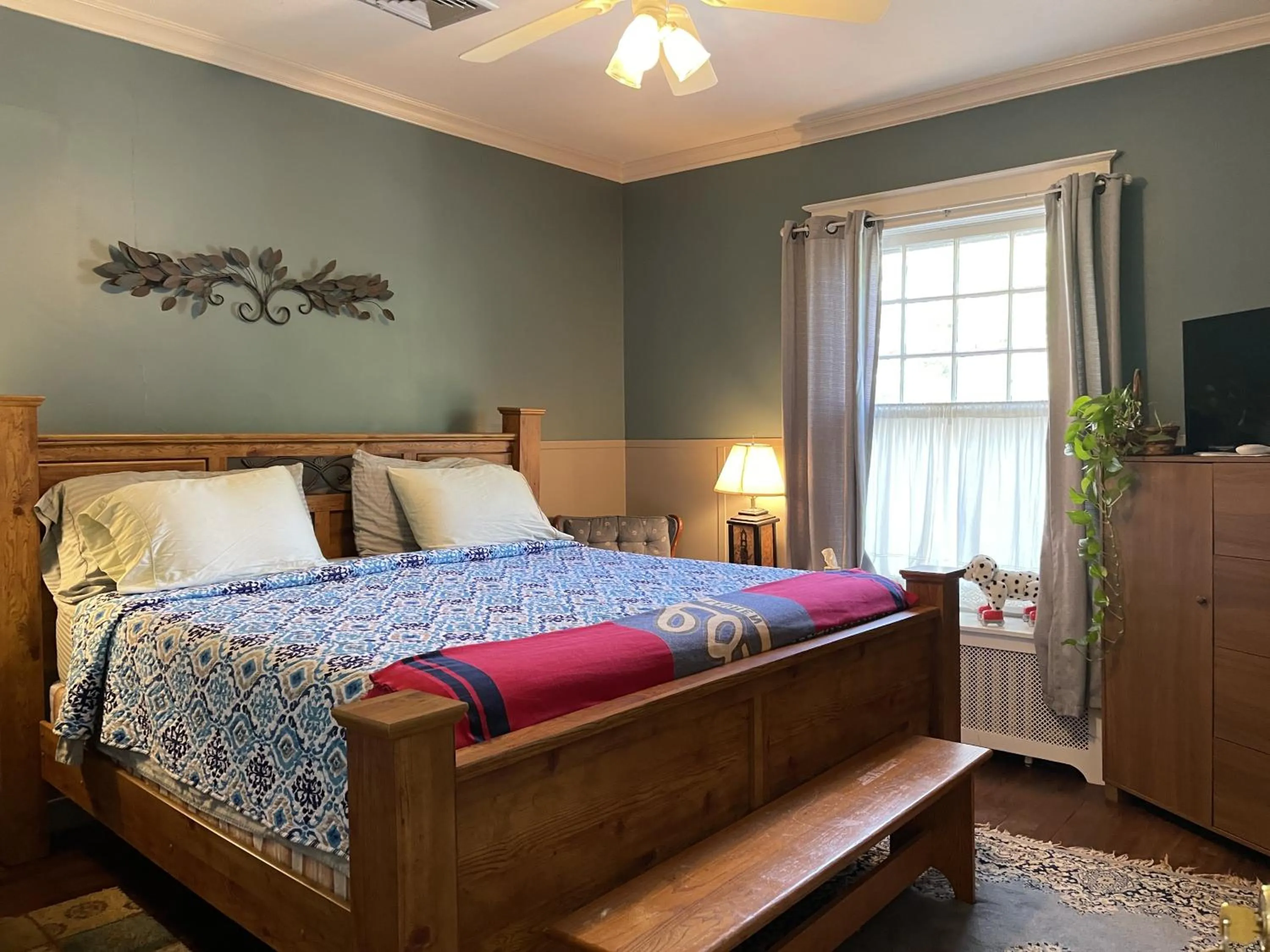 View (from property/room), Bed in Greenwood Bed & Breakfast