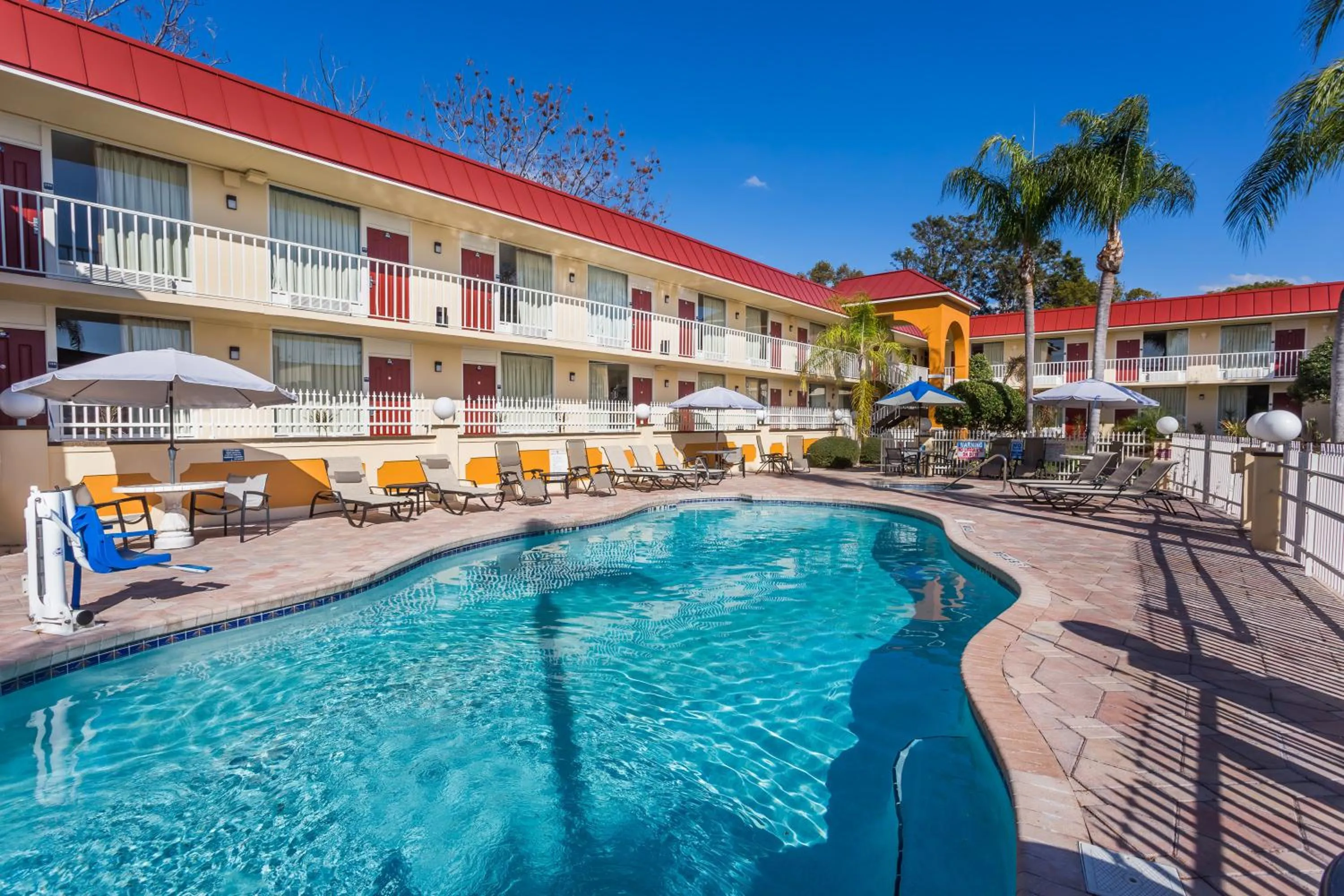 Swimming pool in Days Inn & Suites by Wyndham Port Richey