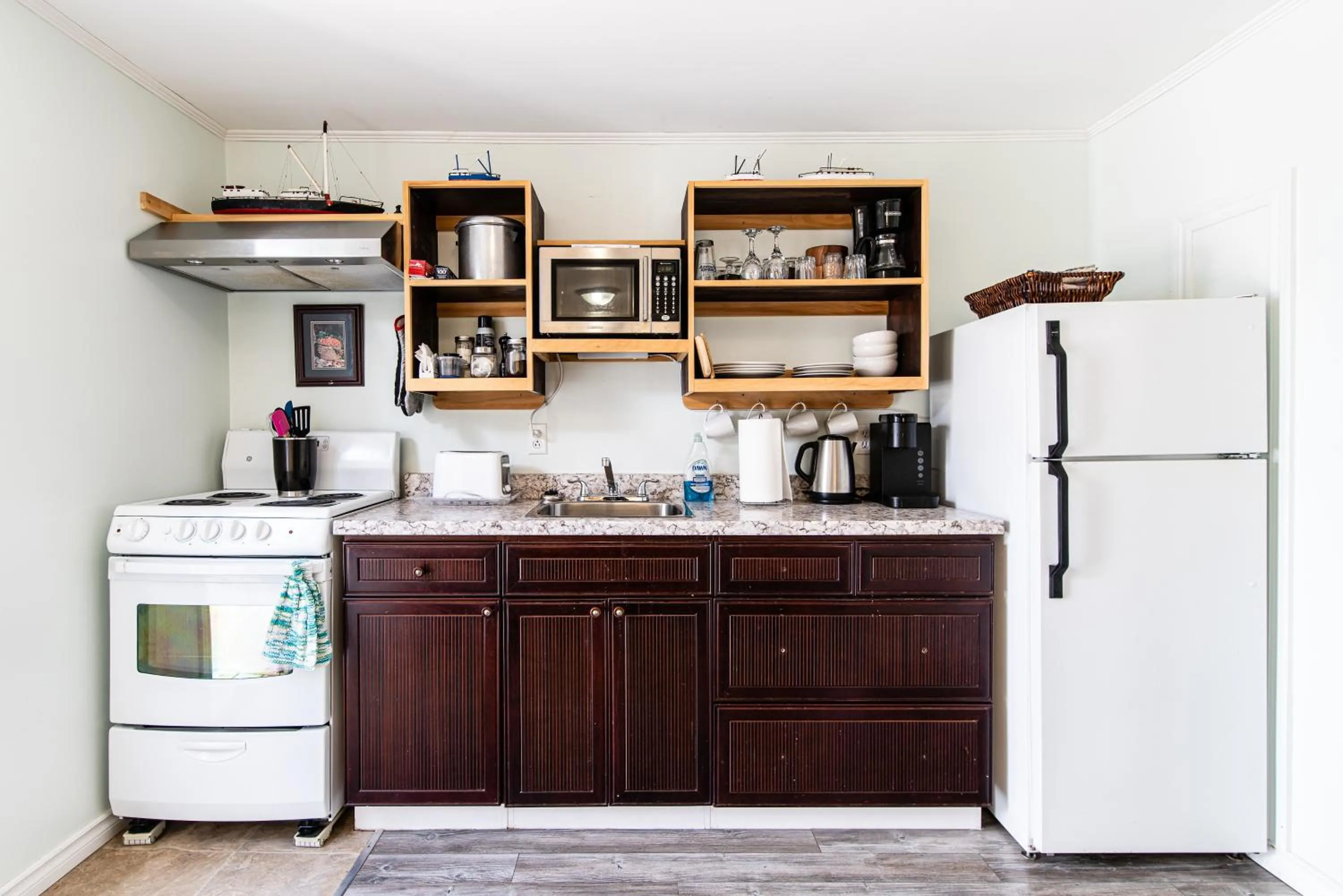 Kitchen or kitchenette in Out East B&B - Norris Point