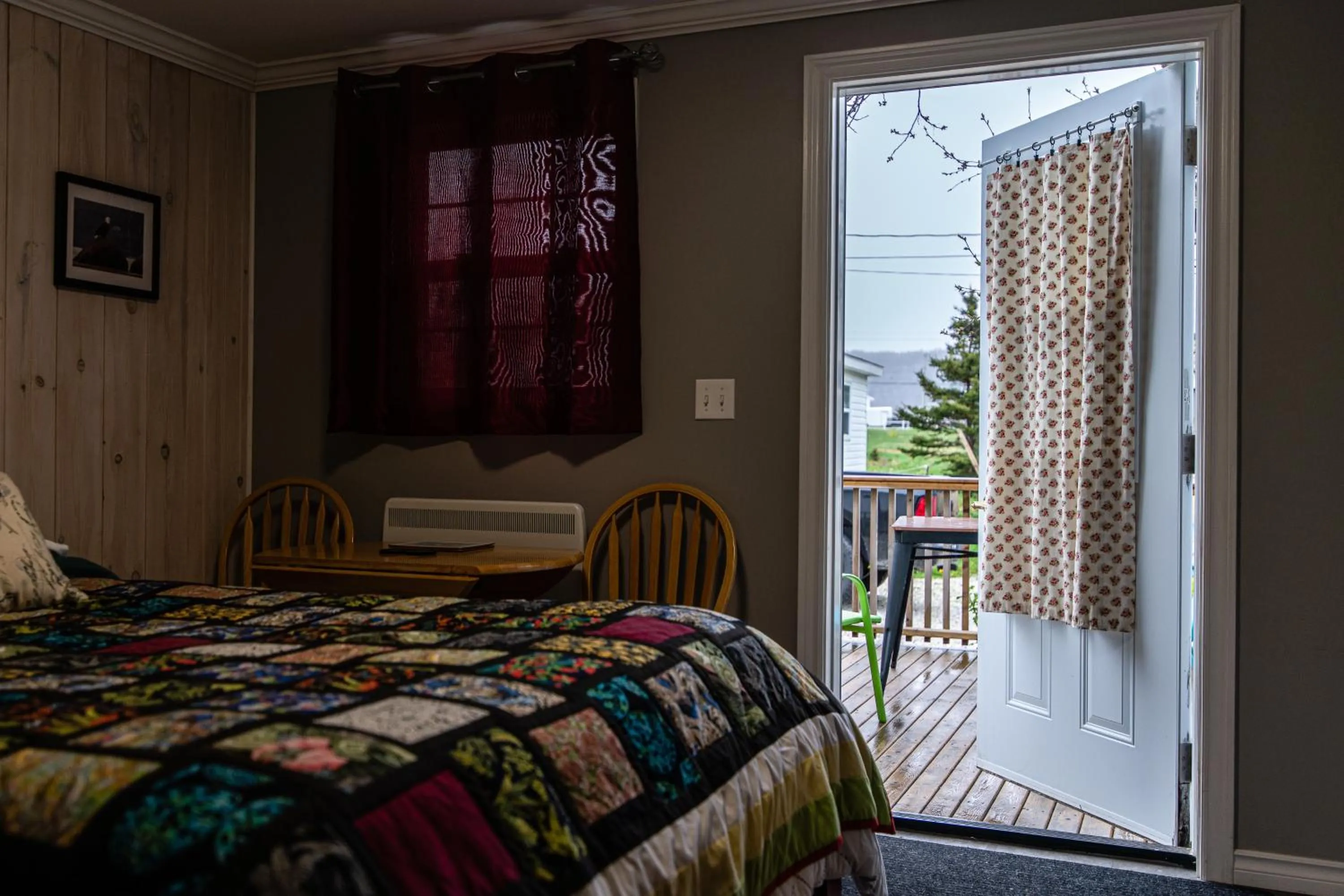 Balcony/Terrace, Bed in Out East B&B - Norris Point