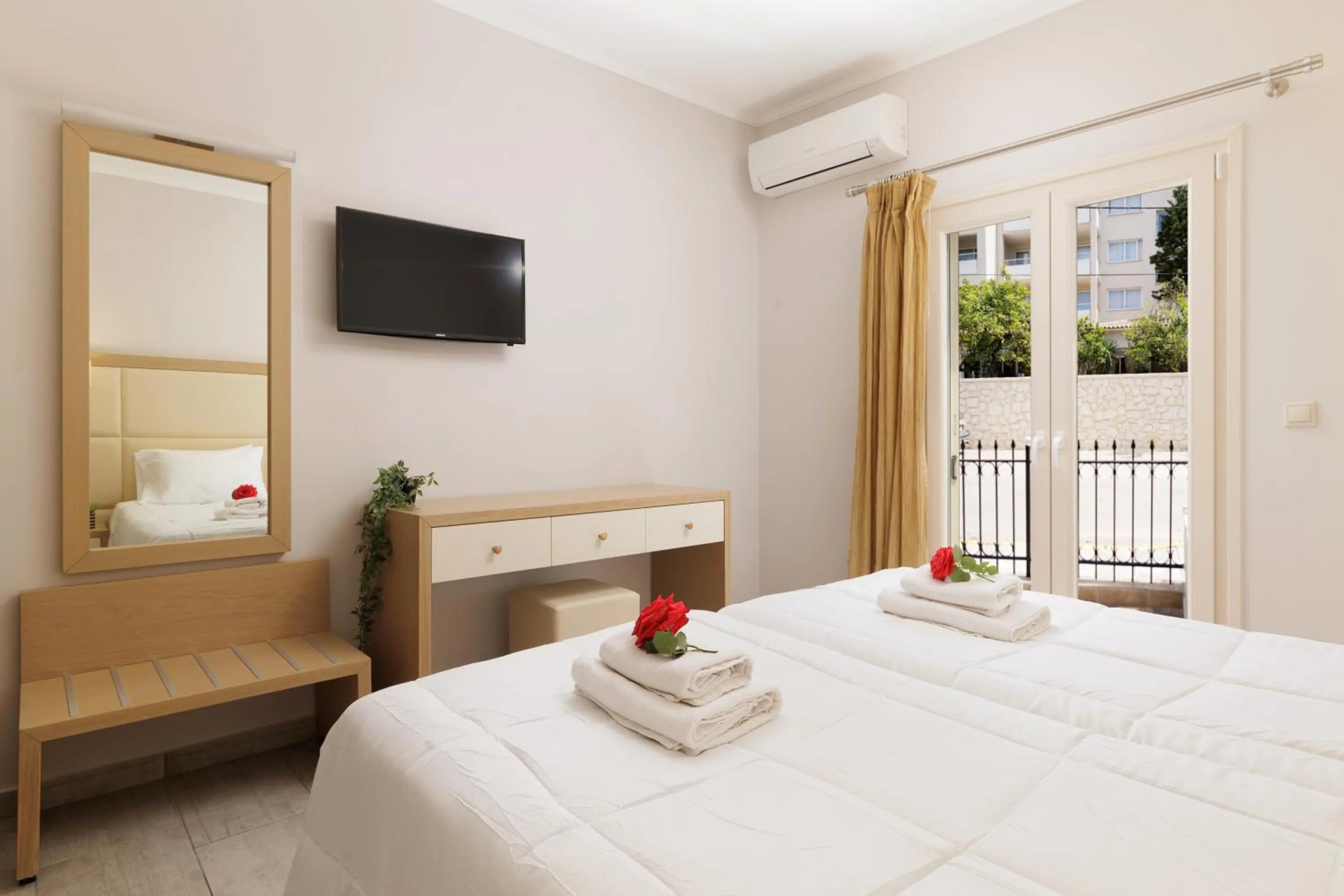 Bed in Santos Luxury Apartments