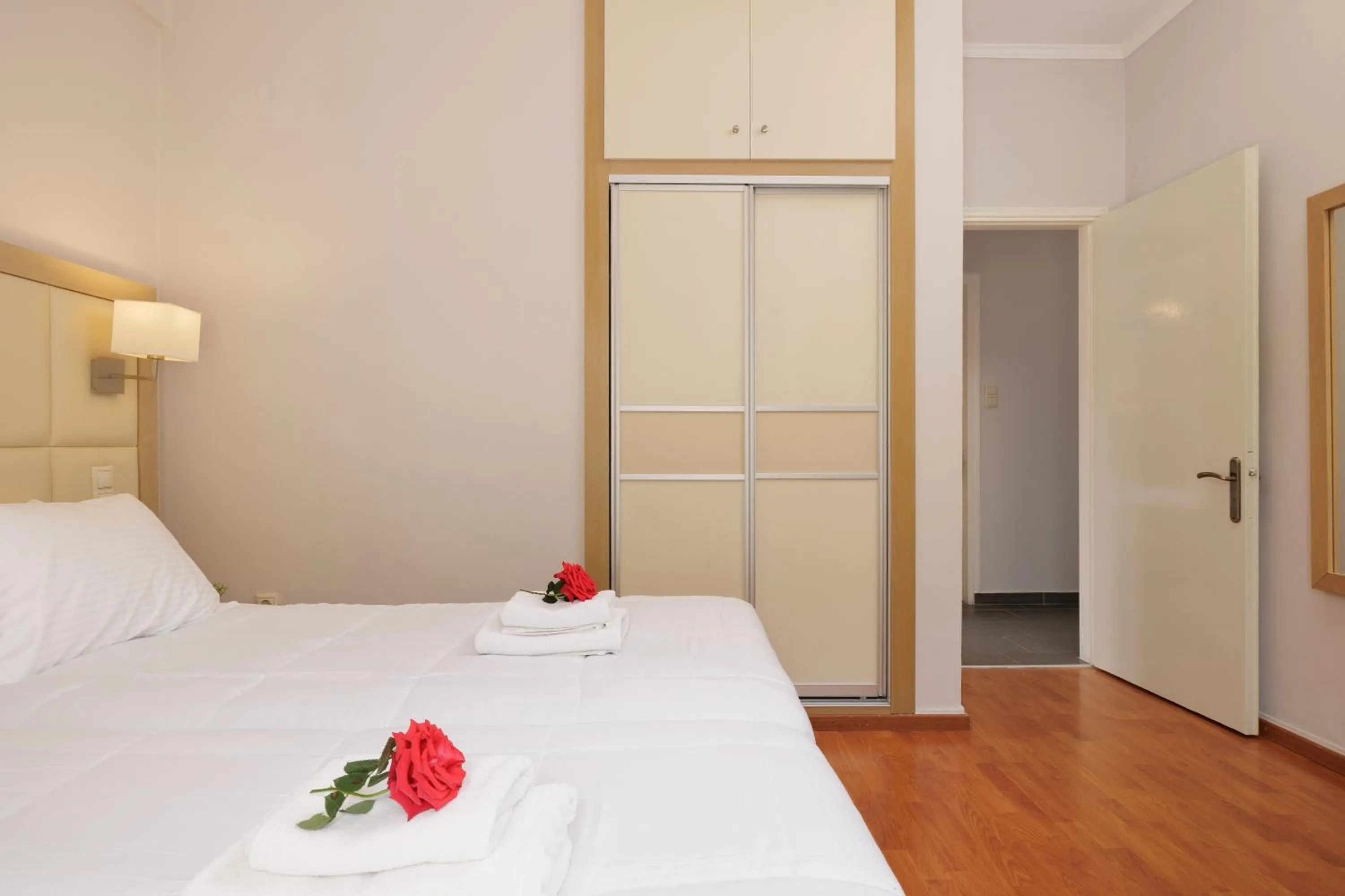 Bed in Santos Luxury Apartments