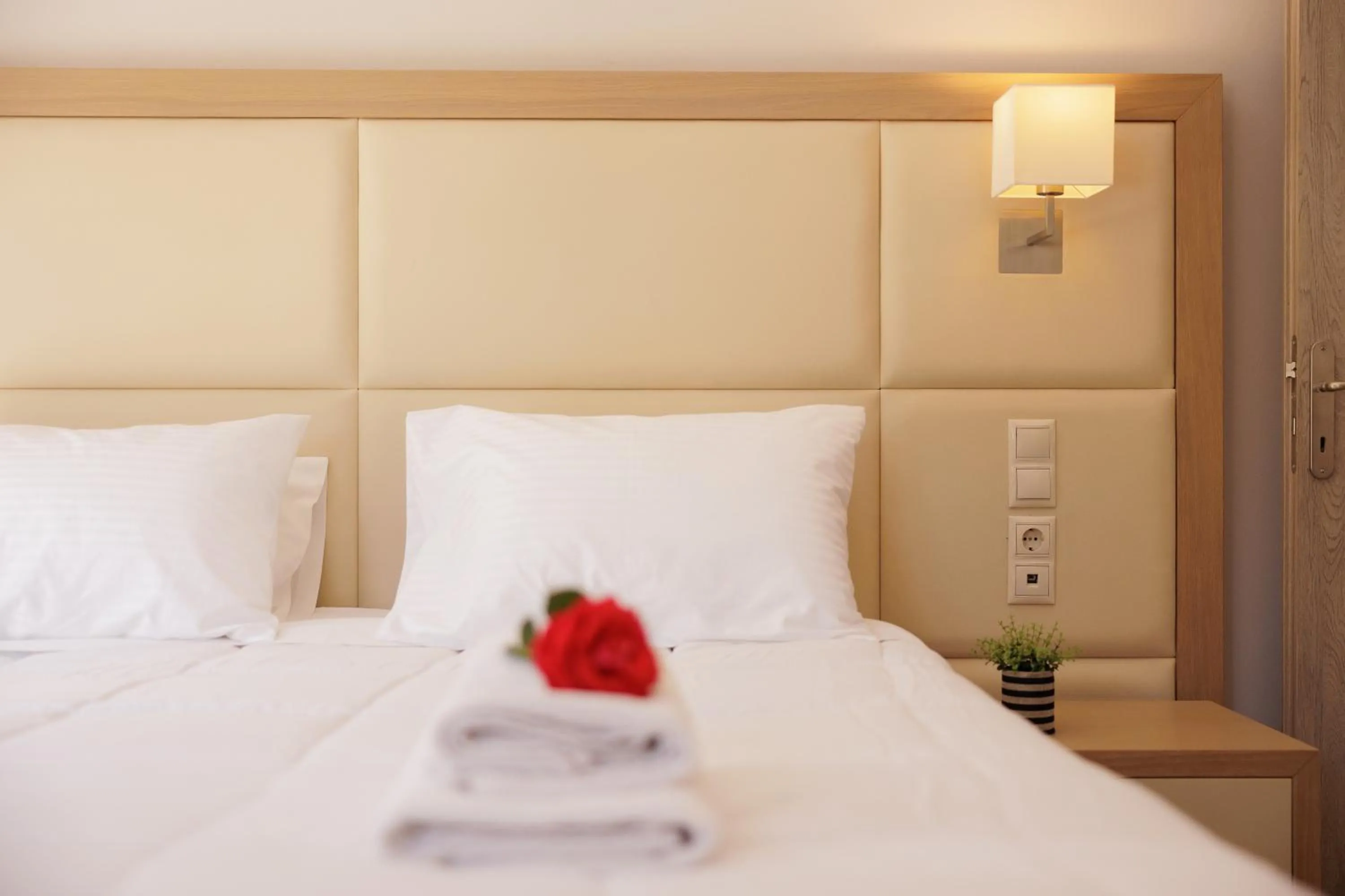 Bed in Santos Luxury Apartments