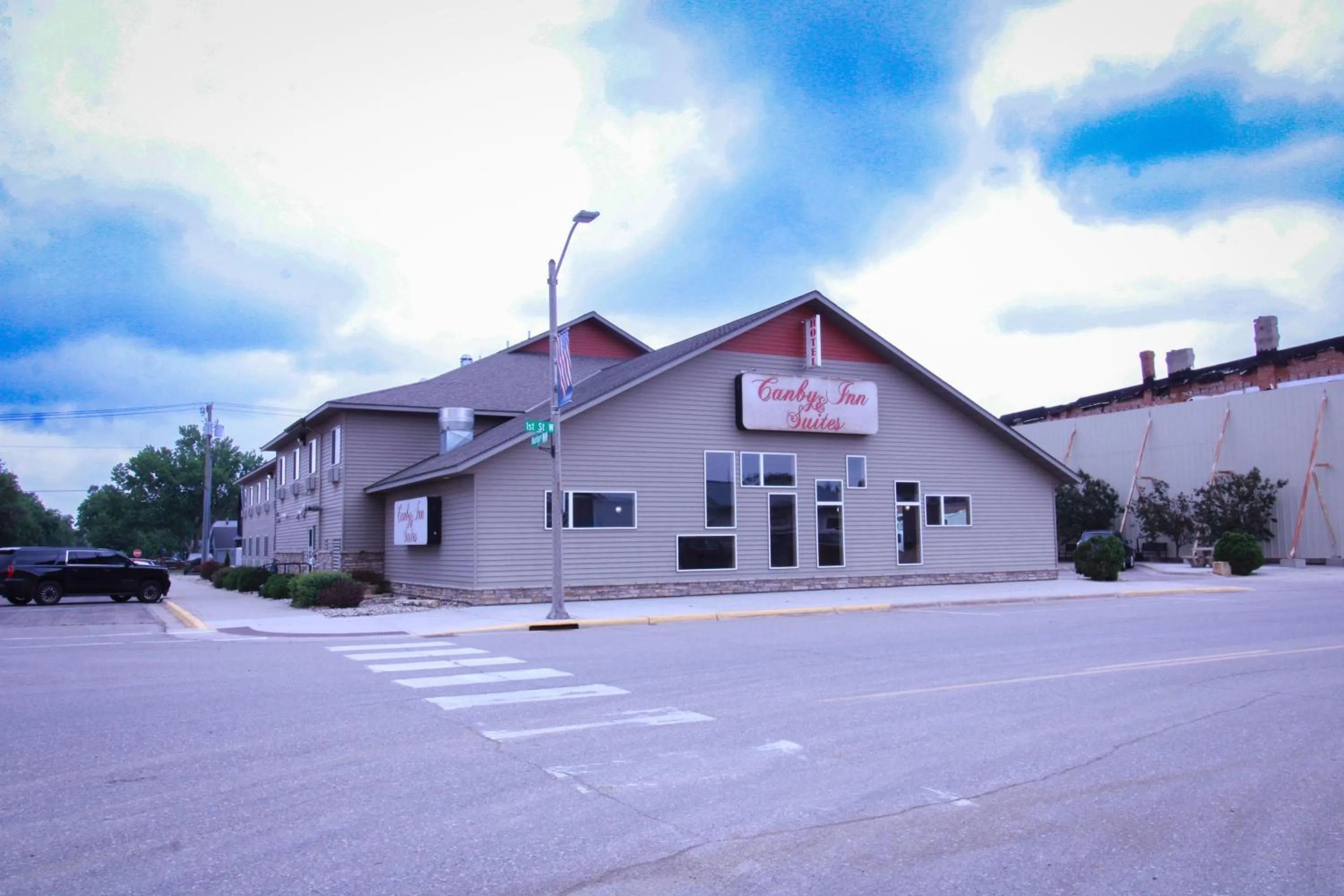 Property building in Canby Inn and Suites