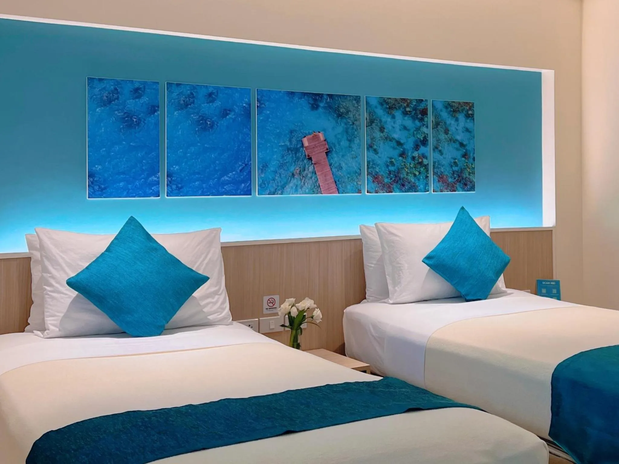 Bed in Patio Pacific Resort