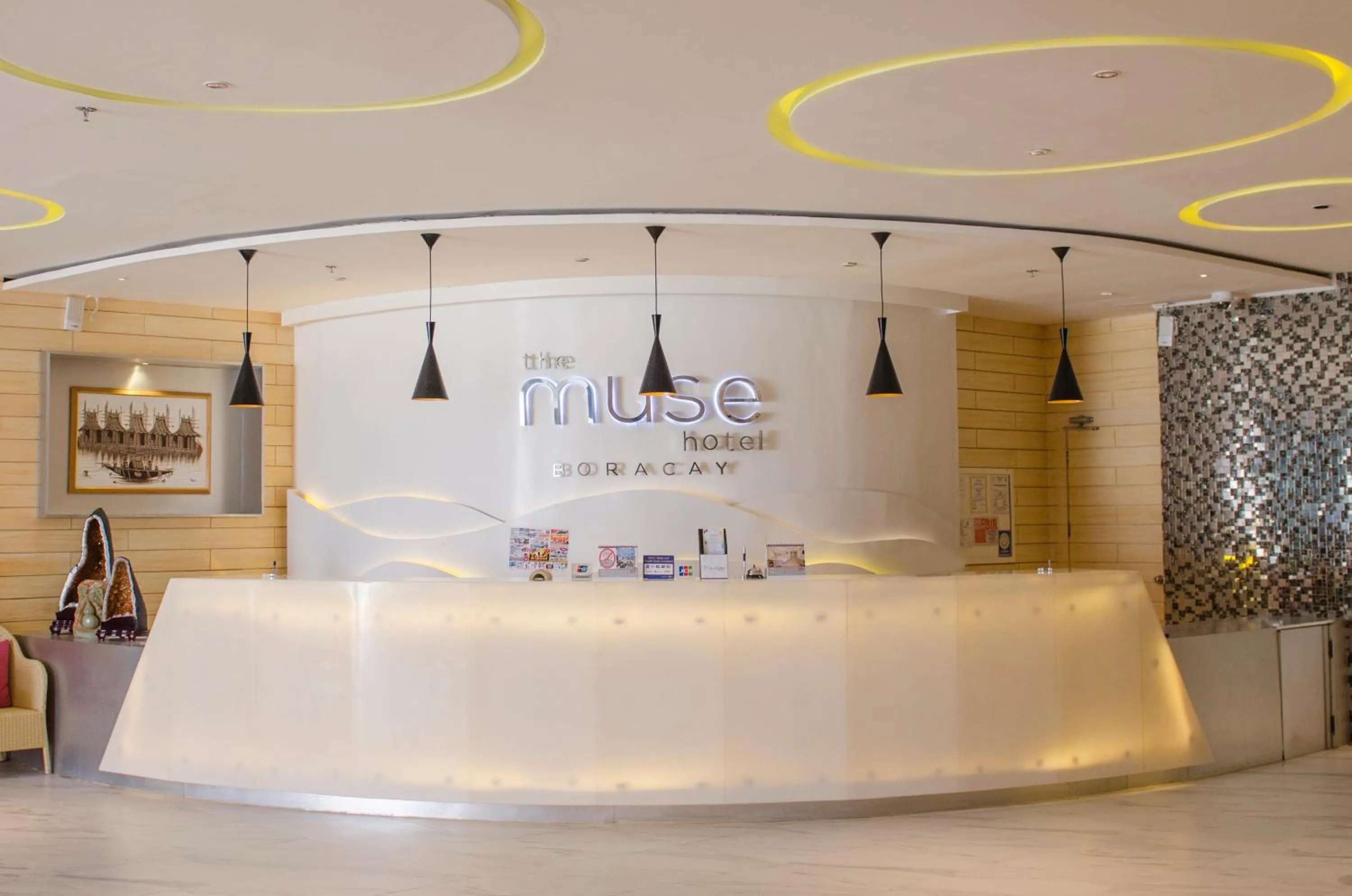 Lobby or reception in The Muse Beach Front Hotel Boracay
