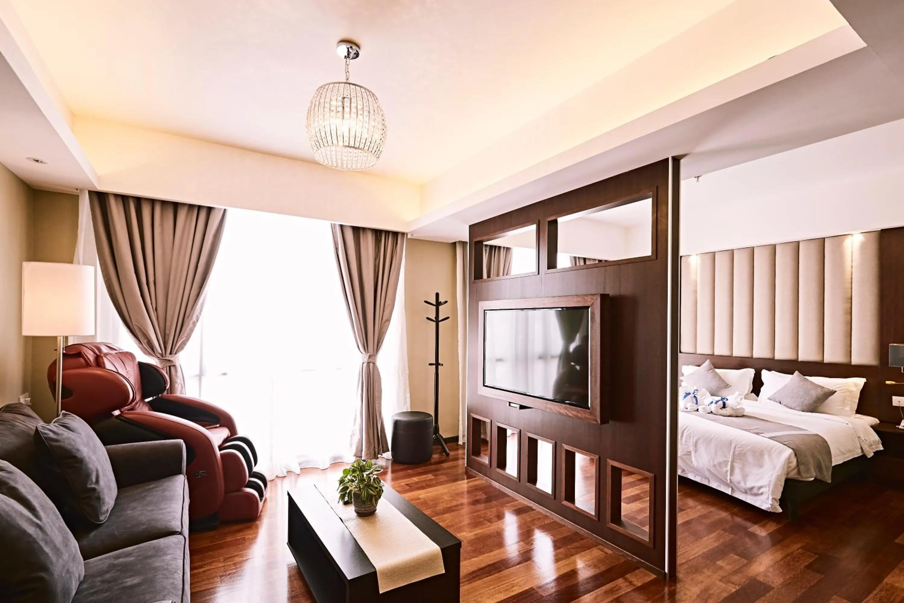 Bed in Meritin Hotel