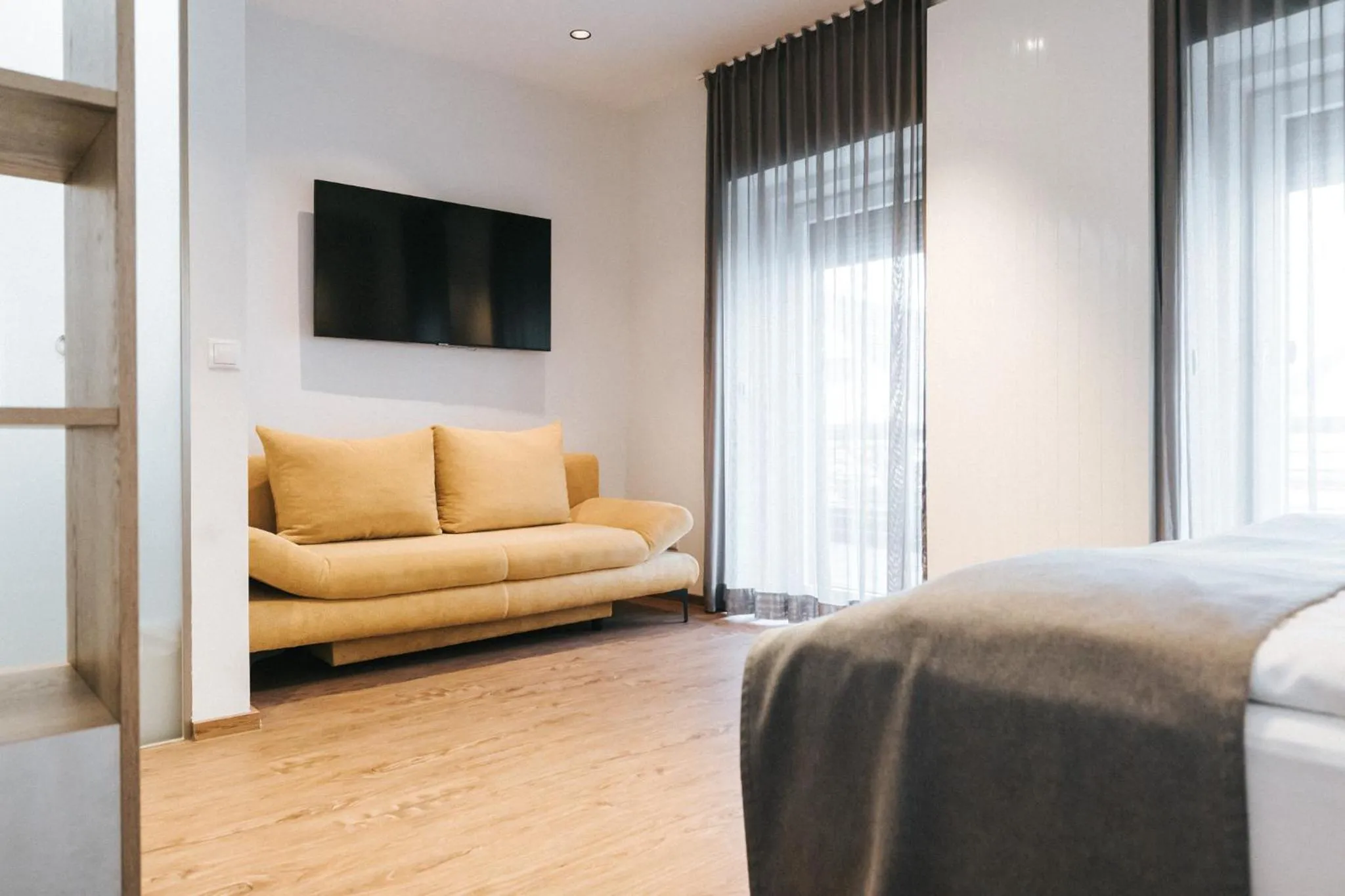 Bedroom, Bed in Hotel Restaurant Auerhahn