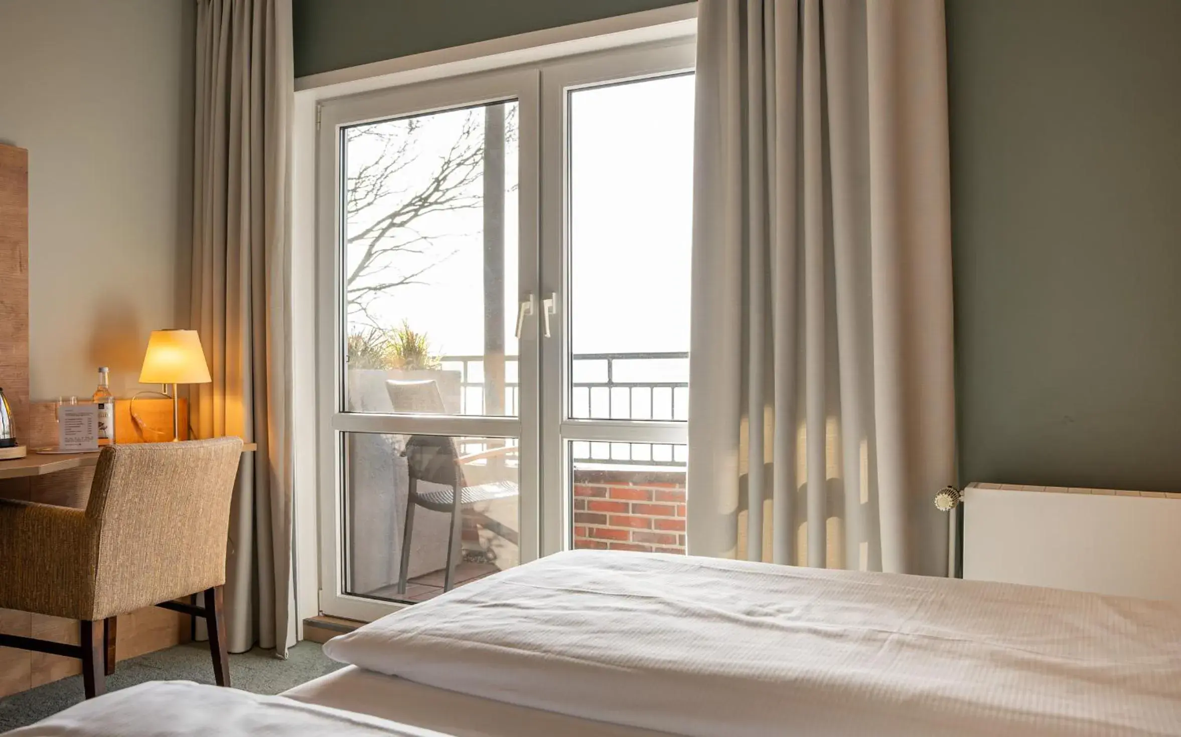 Double Room with Balcony and Sea View - single occupancy in Hotel Seeblick Double Room with Balcony and Sea View - single occupancy in Hotel Seeblick