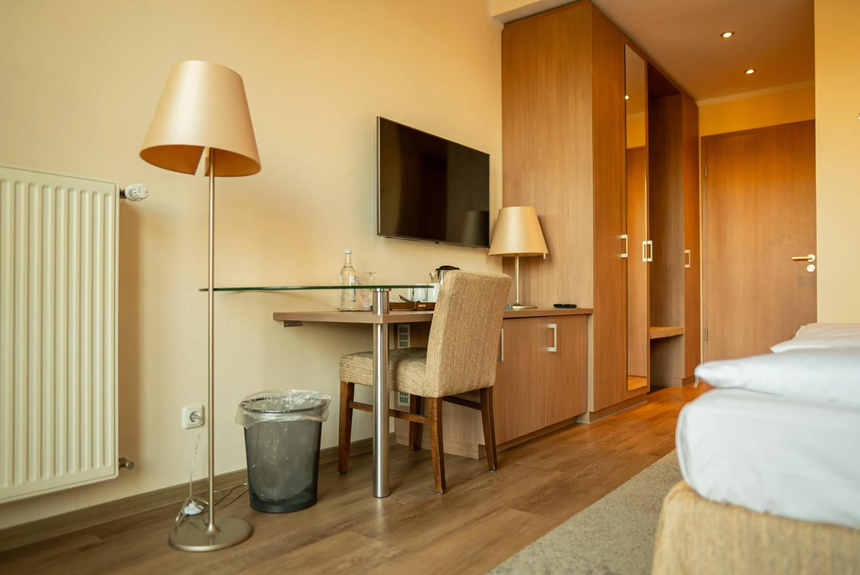 Bed in Hotel Seeblick