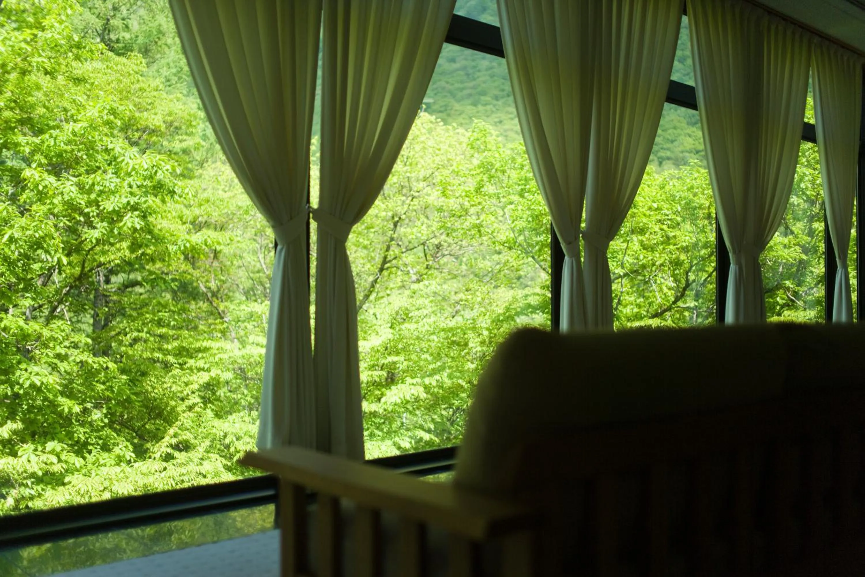 Garden view in Nakao Kogen Hotel Kazaguruma