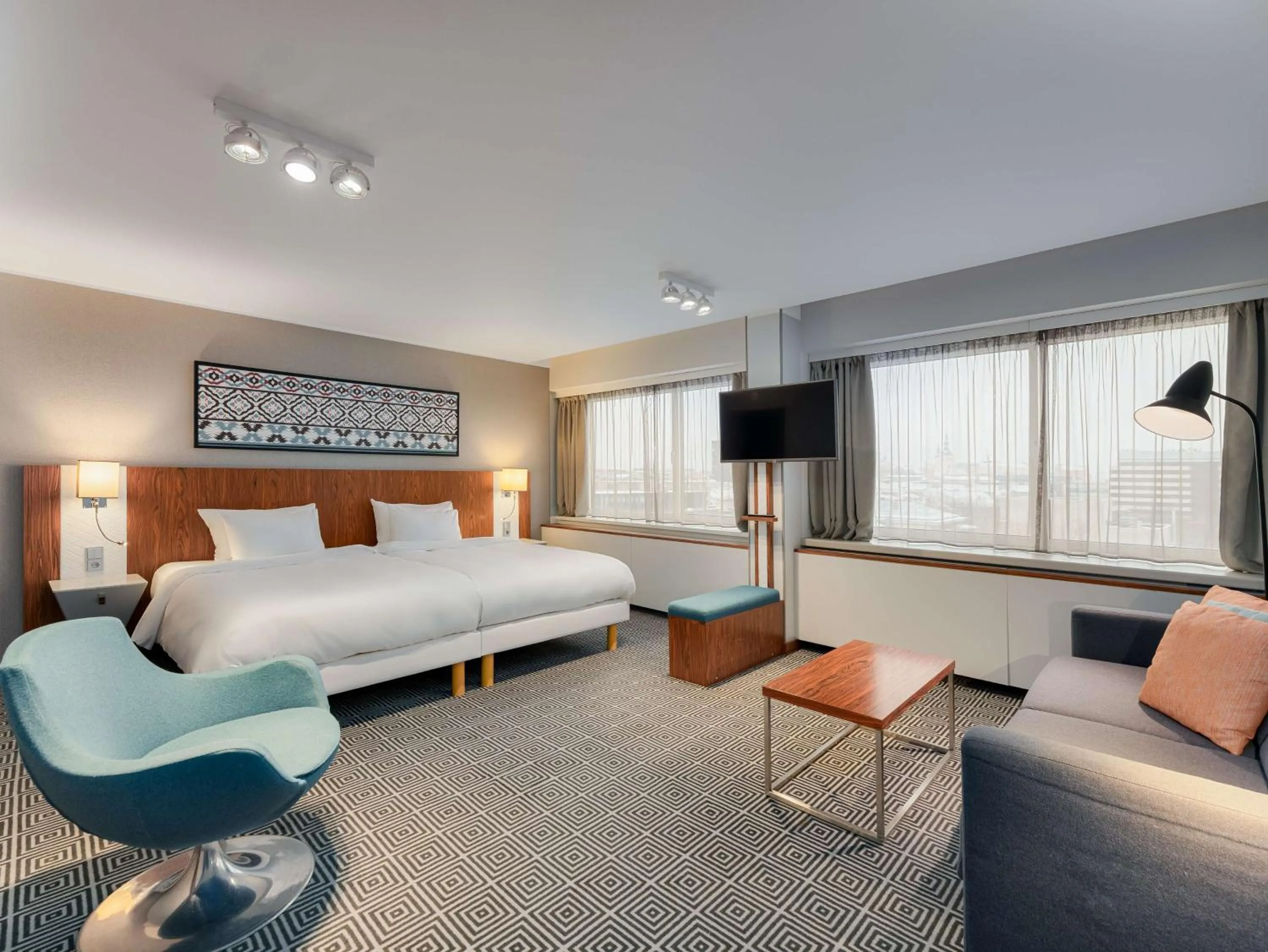 Bedroom, Bed in Radisson Blu Hotel Olümpia