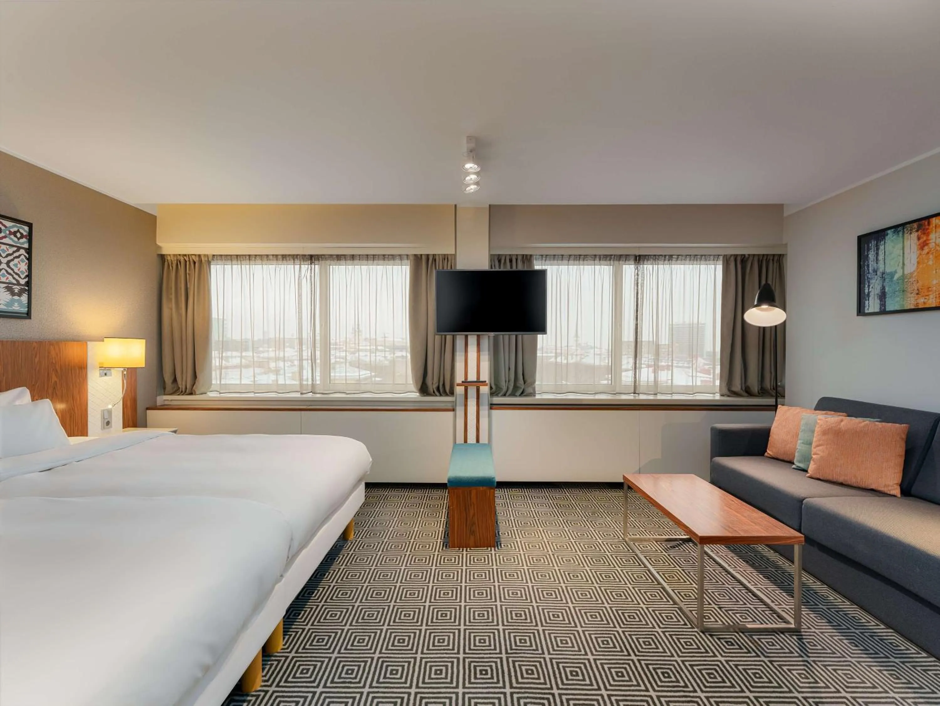 Bedroom, Bed in Radisson Blu Hotel Olümpia