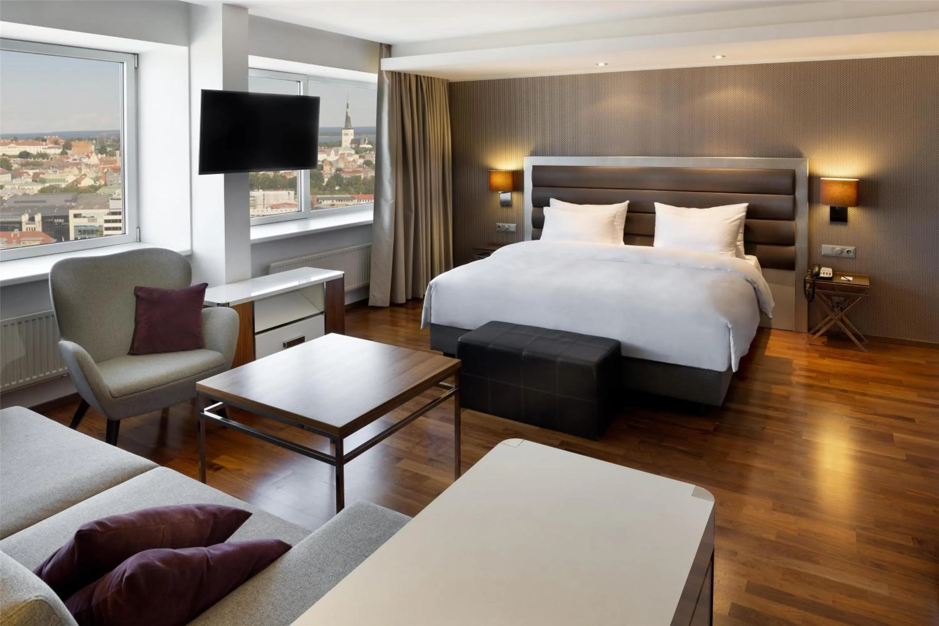 Bedroom, Bed in Radisson Blu Hotel Olümpia