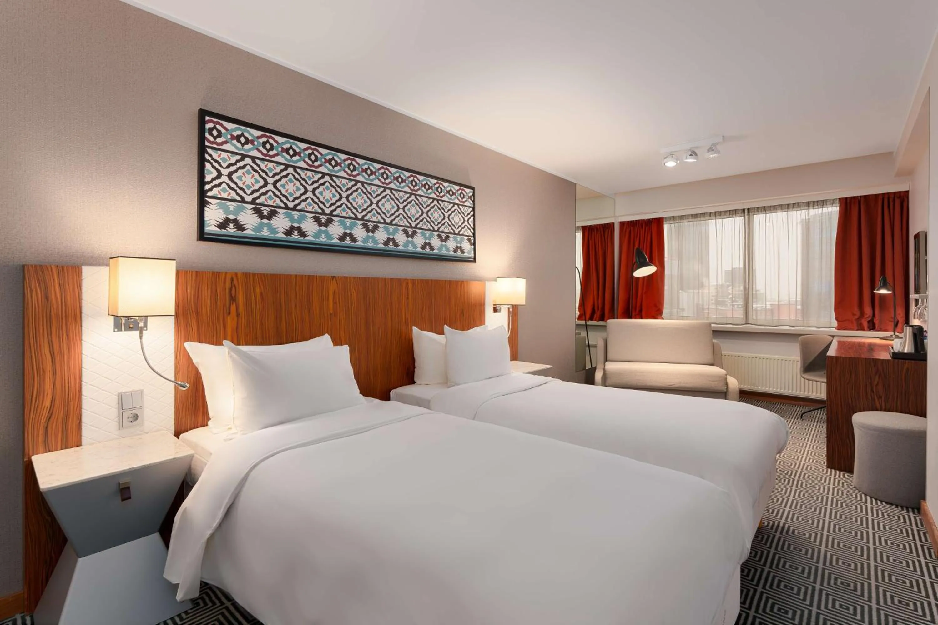 Bedroom, Bed in Radisson Blu Hotel Olümpia