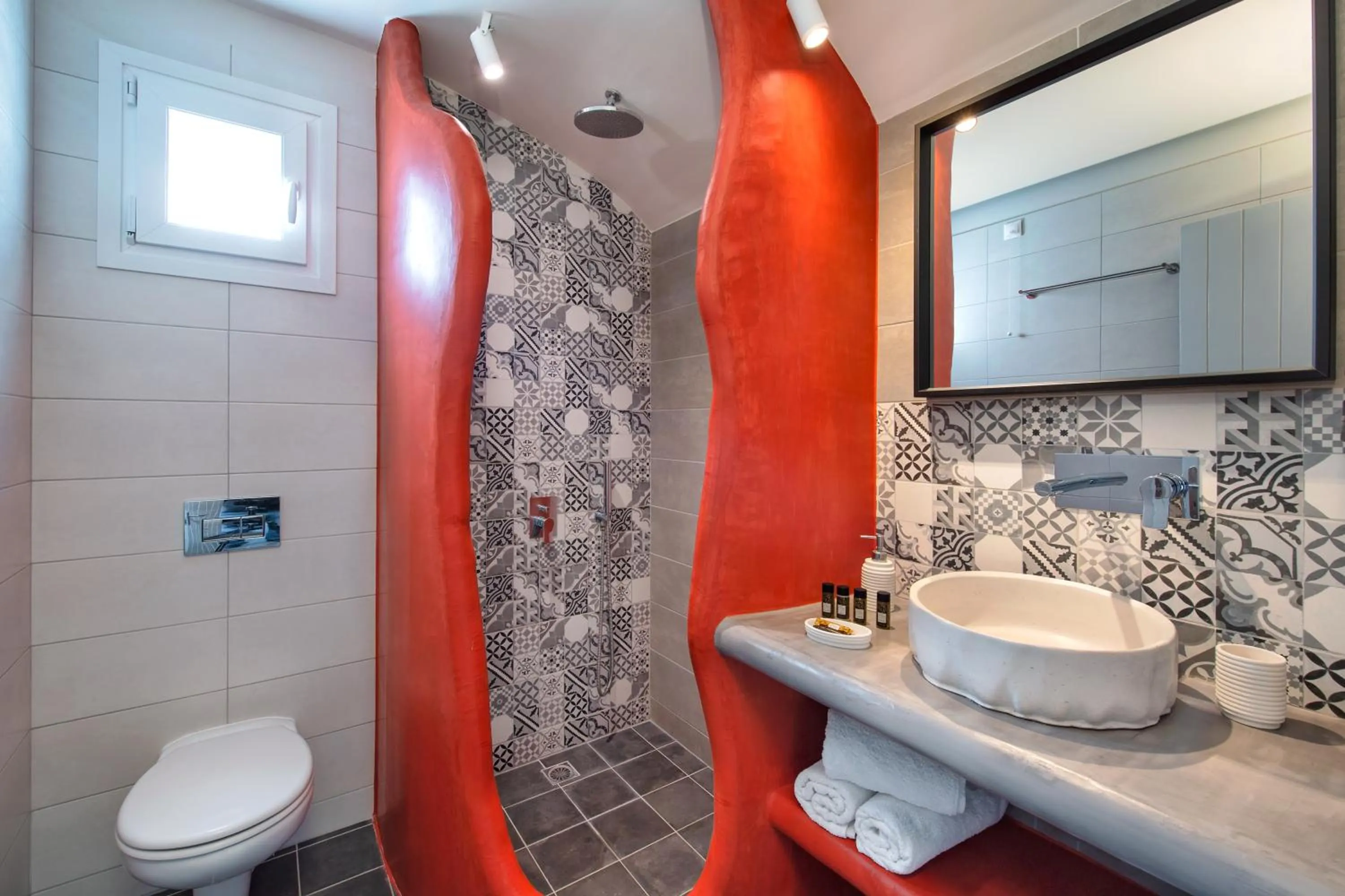 Bathroom in Afrodete Hotel