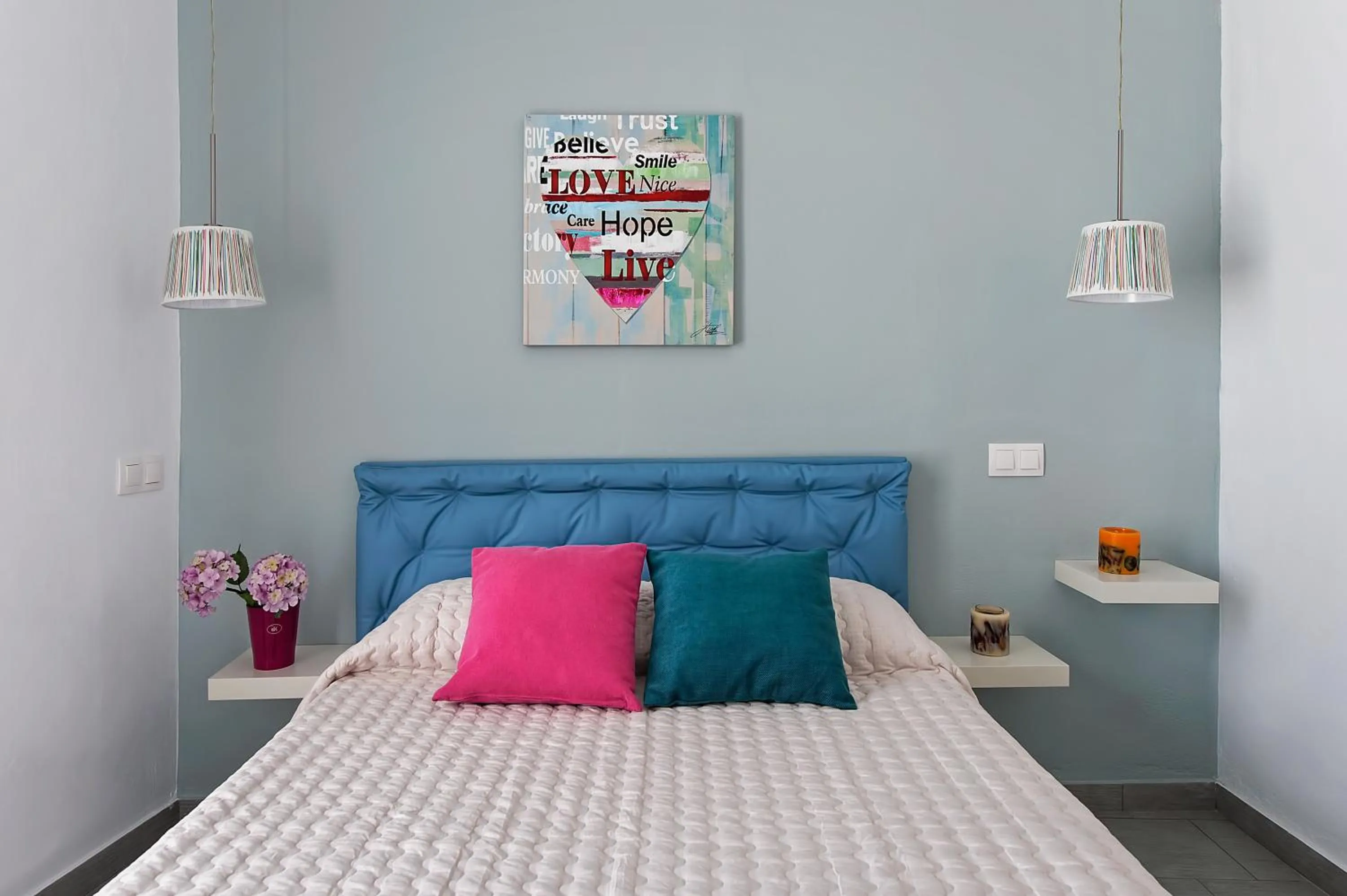 Bed in Afrodete Hotel