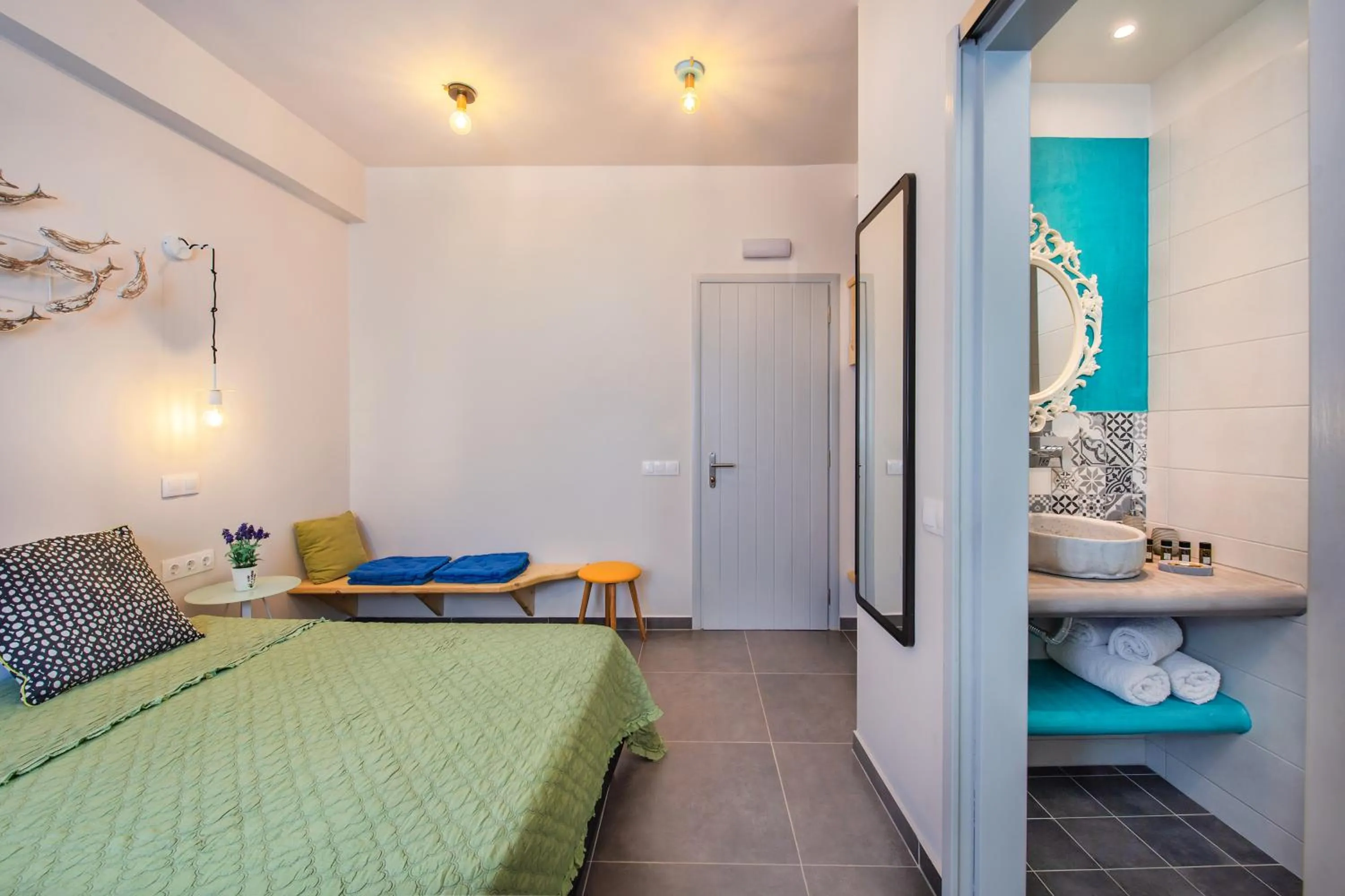 Photo of the whole room, Bed in Afrodete Hotel