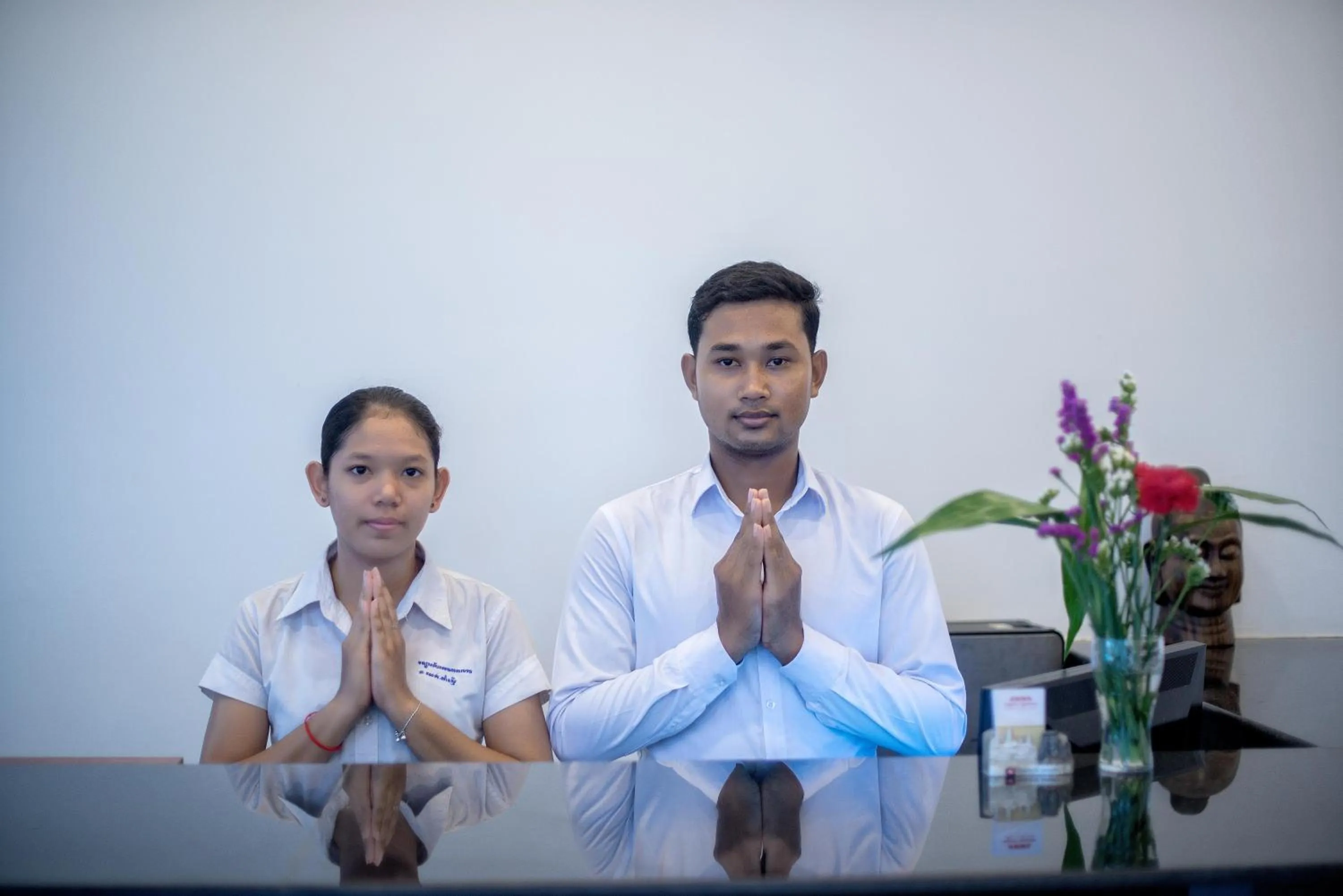 Lobby or reception in Golden Citadel Hotel Siem Reap