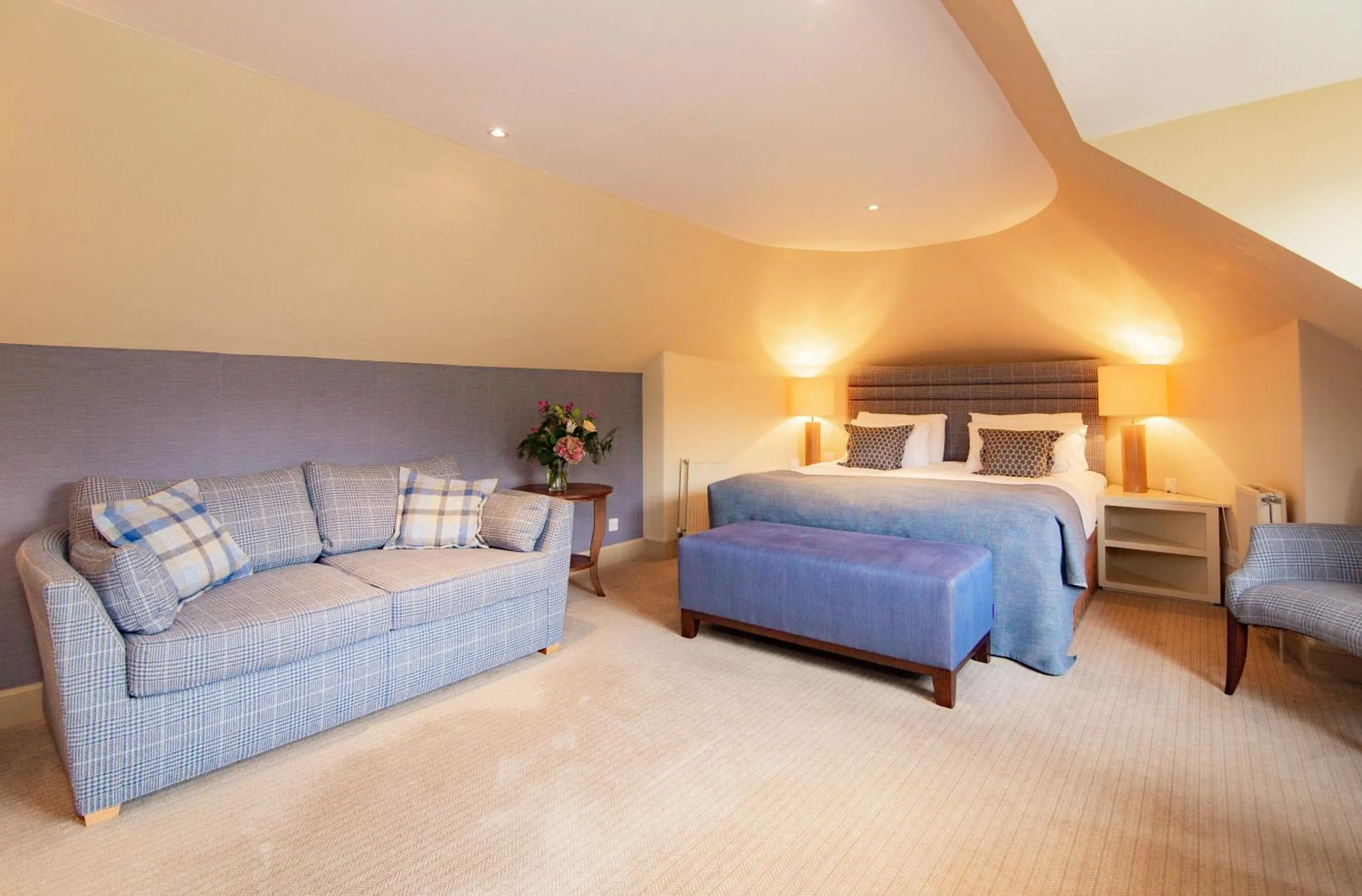 Seating area, Bed in Royal Golf Hotel, by Highland Coast Hotels