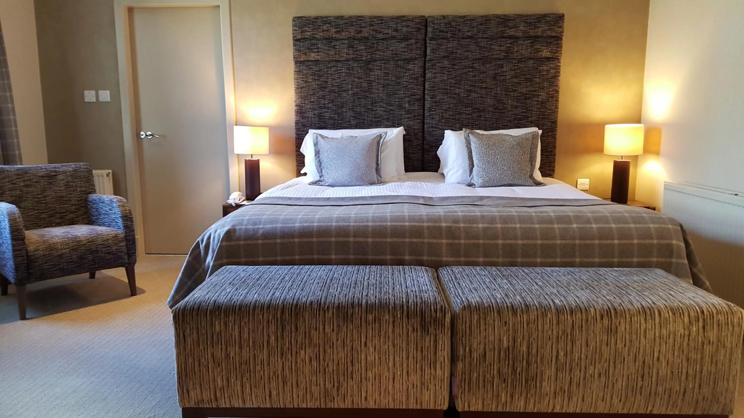 Bedroom, Bed in Royal Golf Hotel, by Highland Coast Hotels