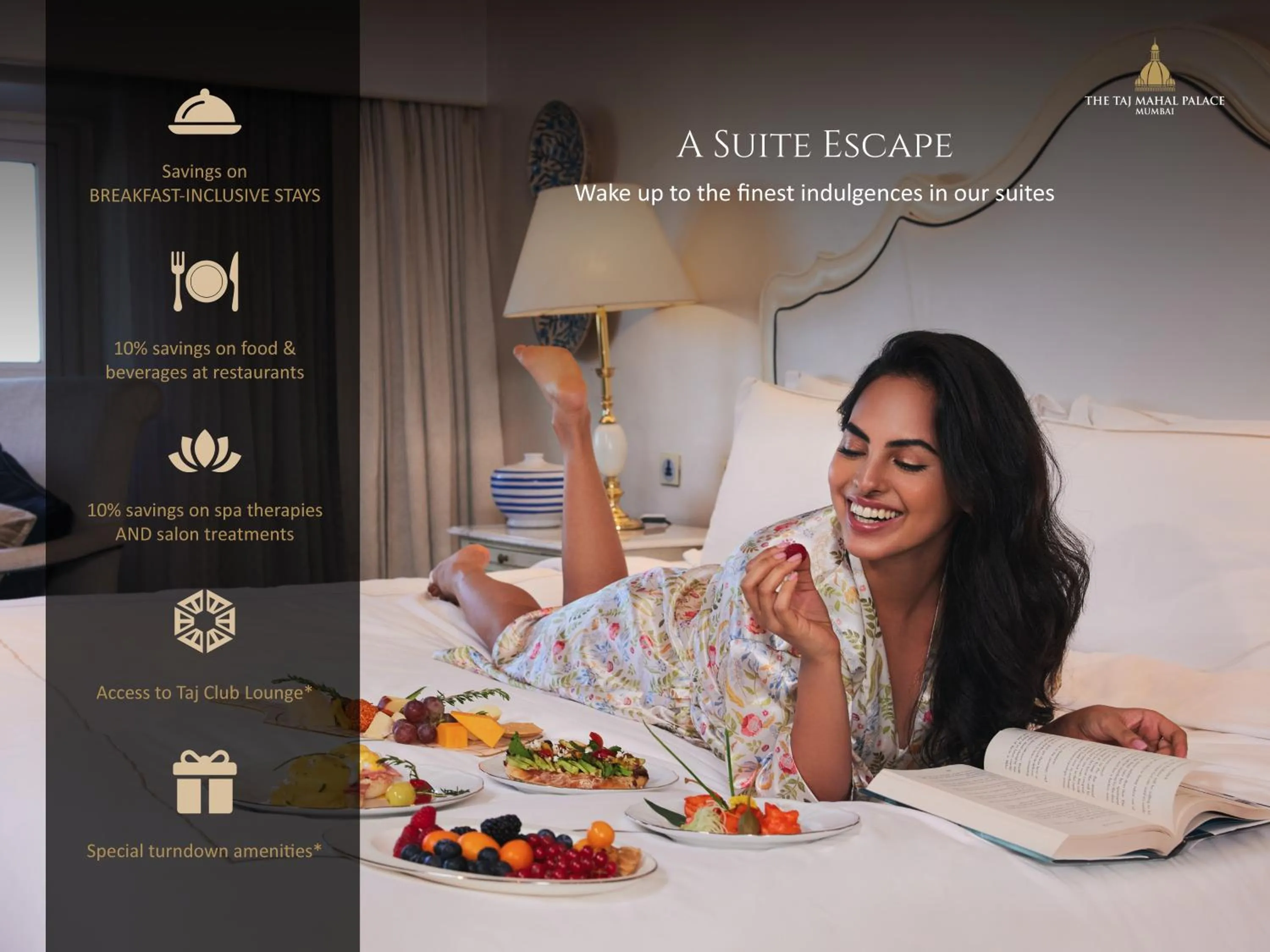 Bedroom in The Taj Mahal Palace, Mumbai