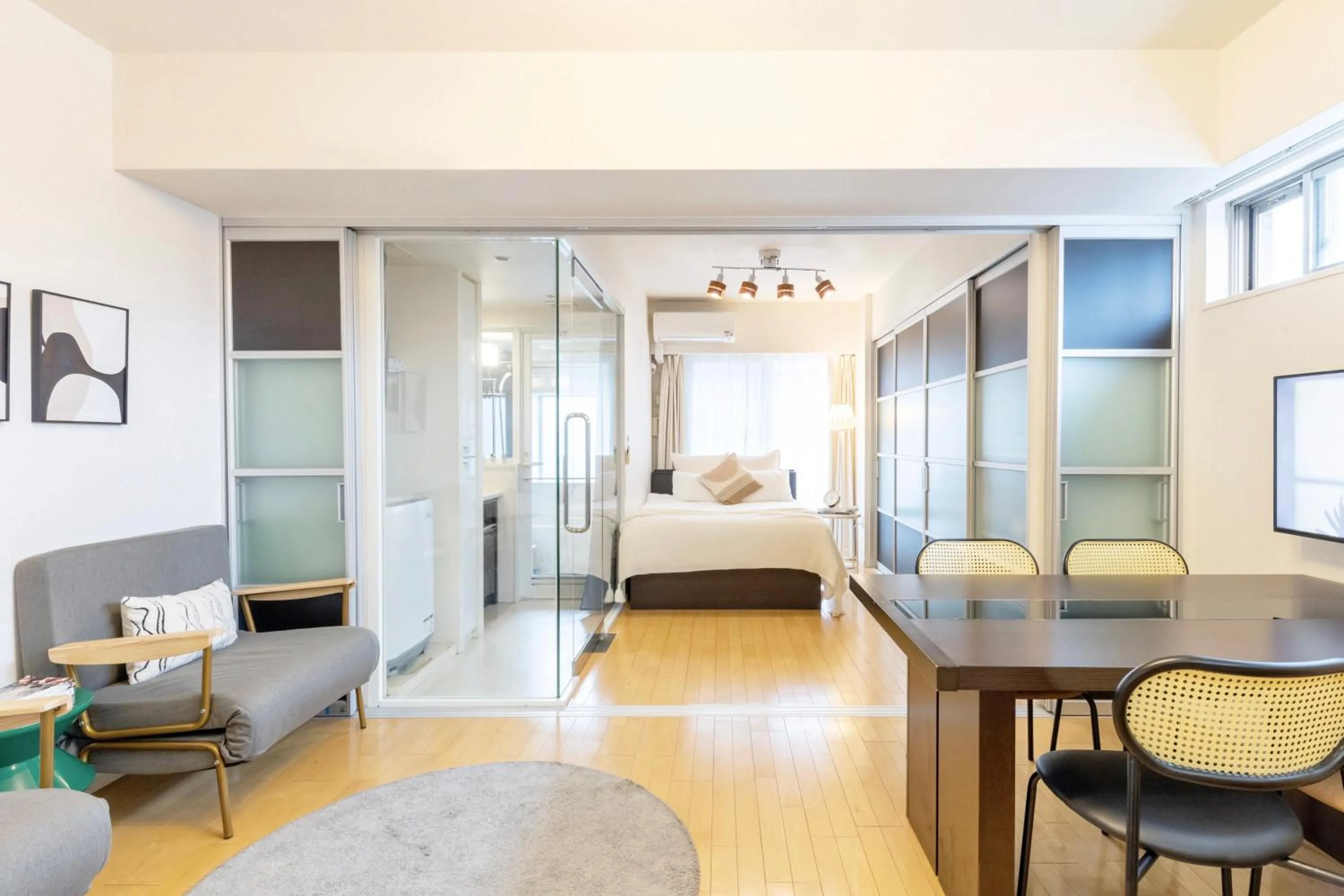 Photo of the whole room, Bed in City Hotel Shinsaibashi Lofts