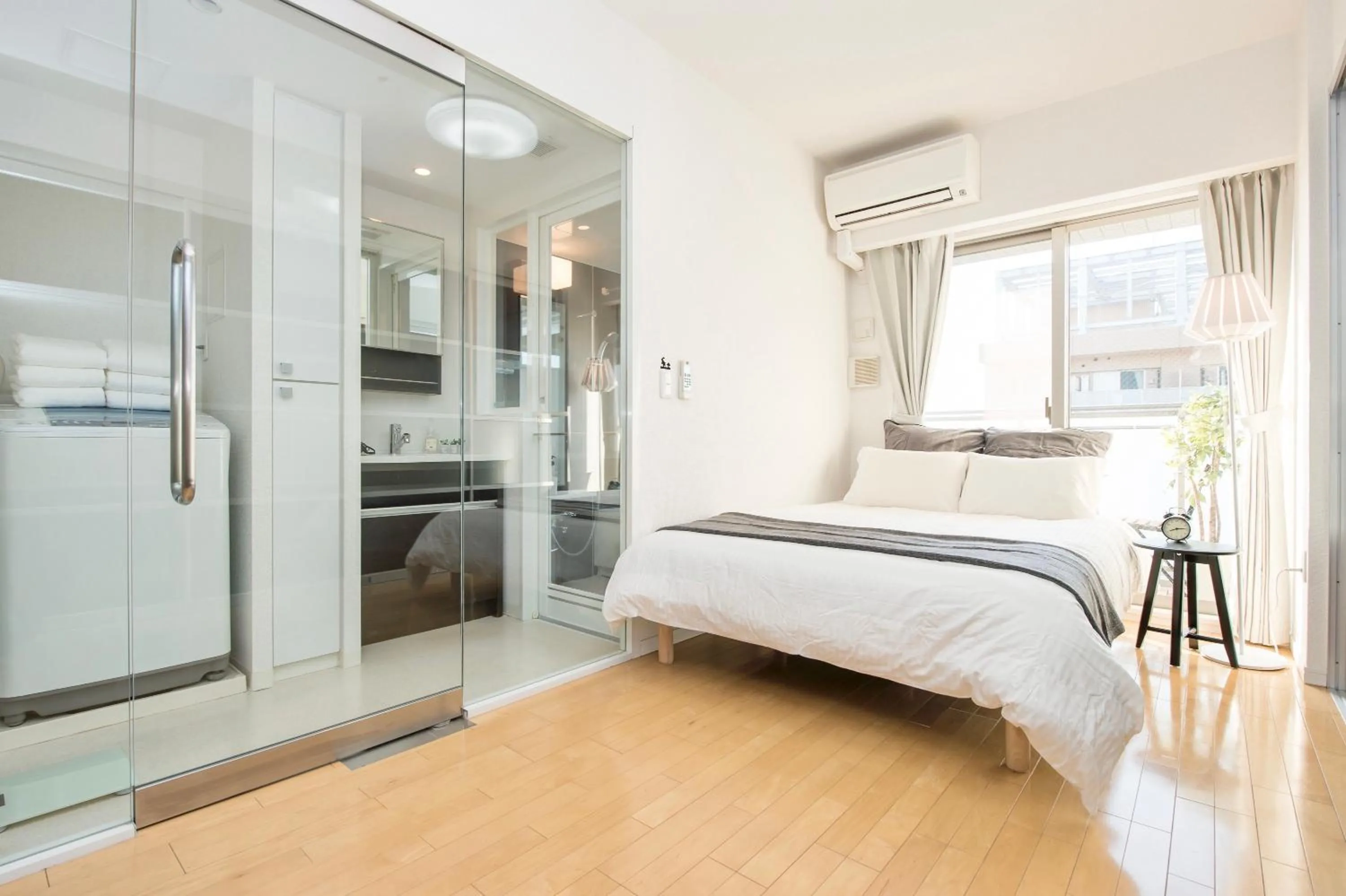 Bed in City Hotel Shinsaibashi Lofts