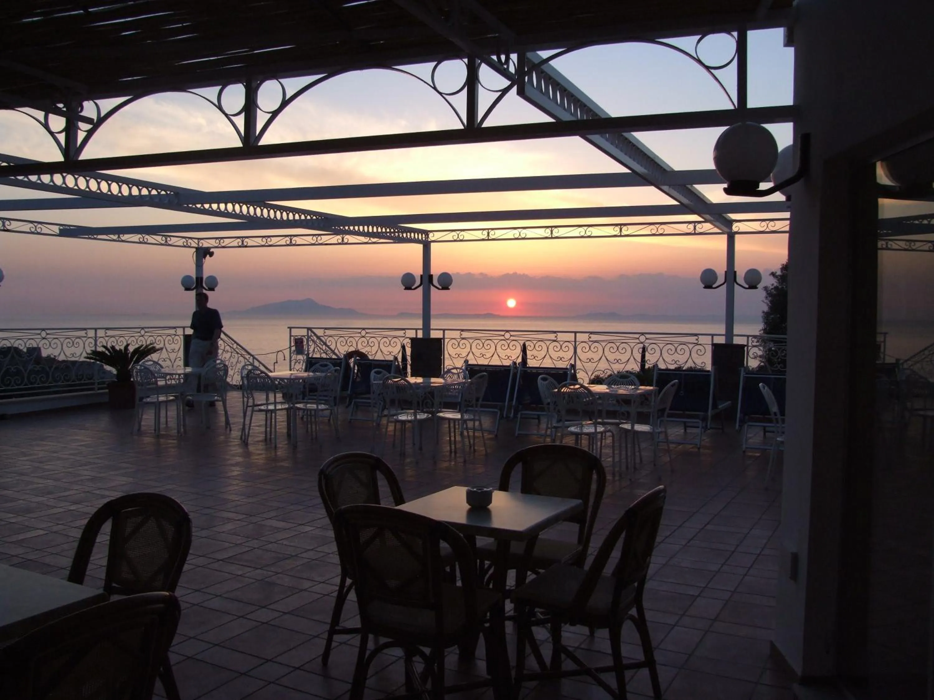 Patio in Hotel Dania